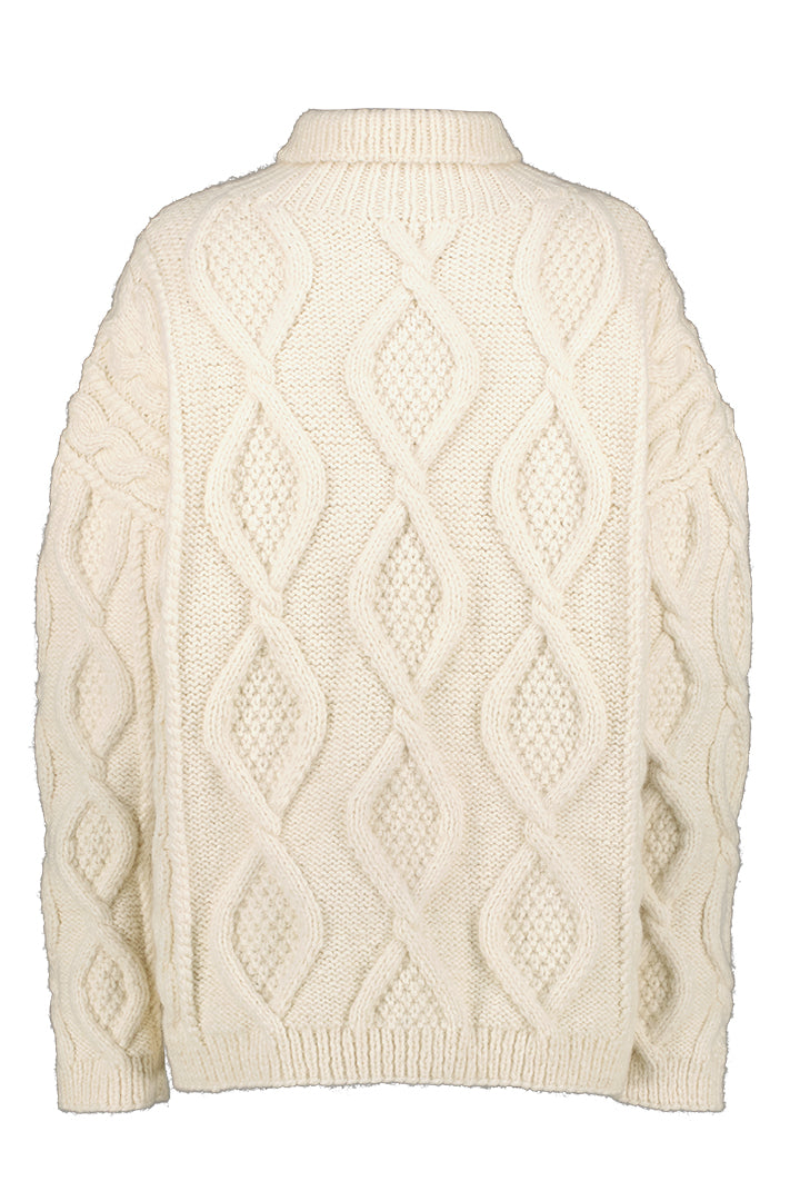 Hand-knitted sweater
