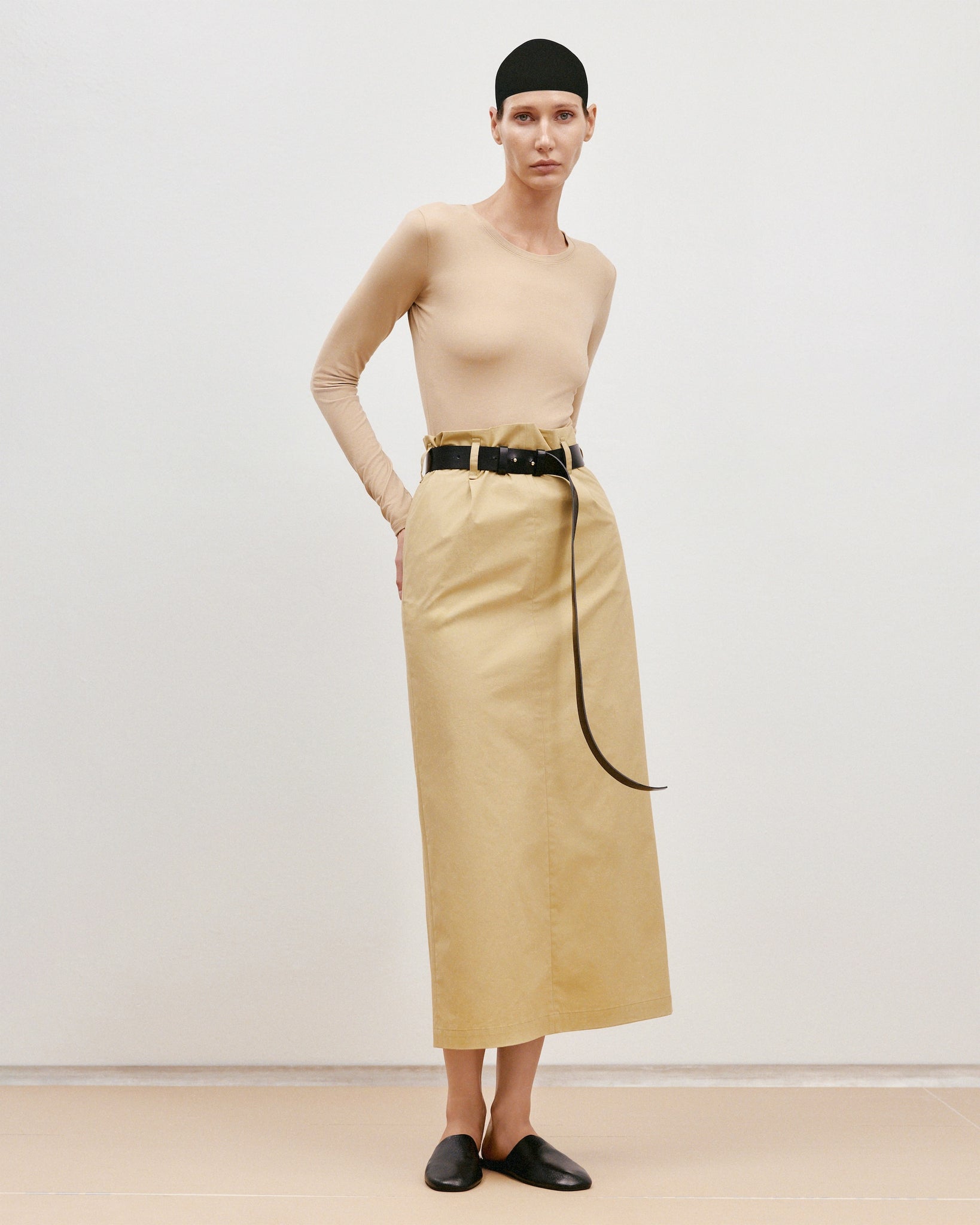 Beige skirt