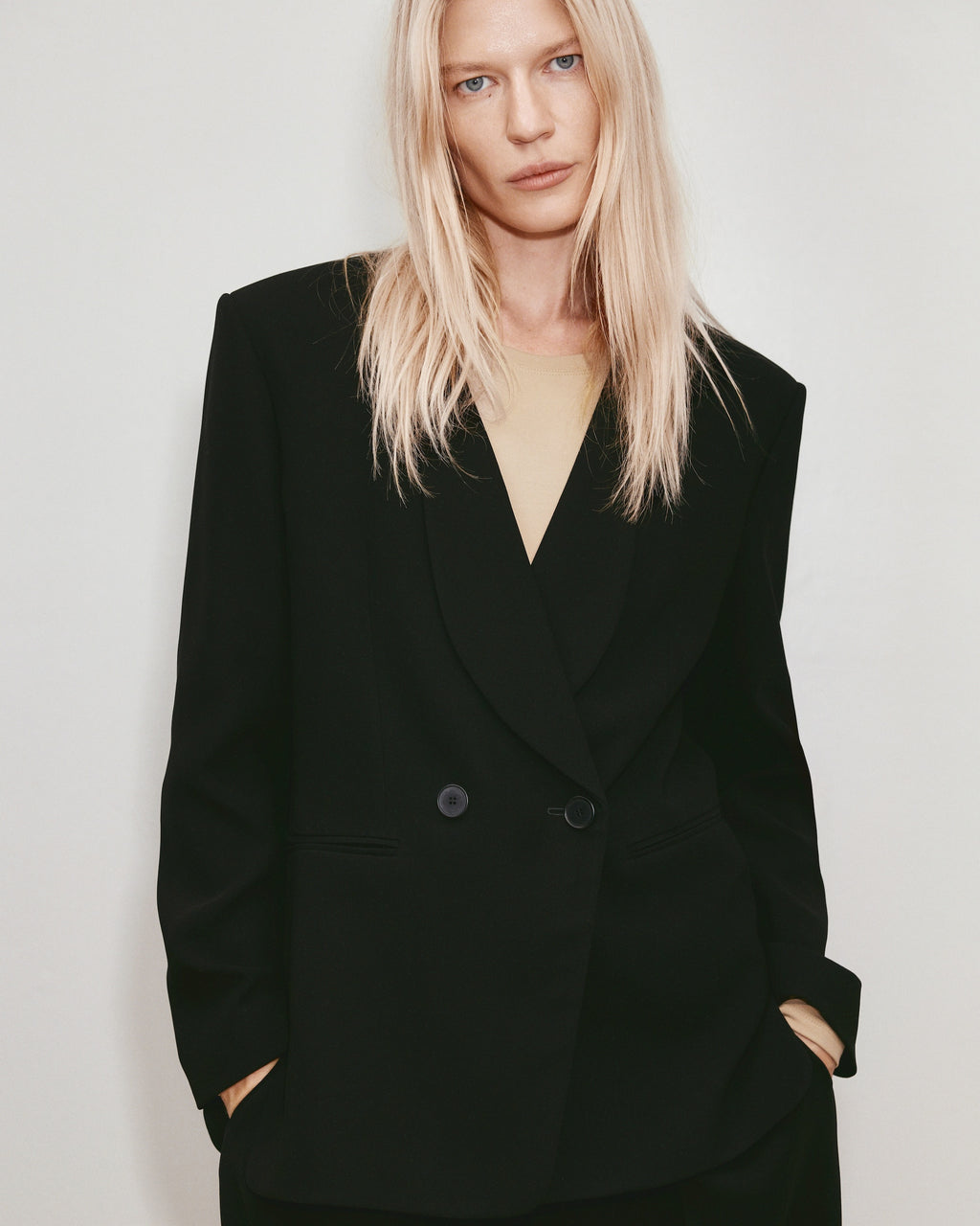 Black oversized jacket