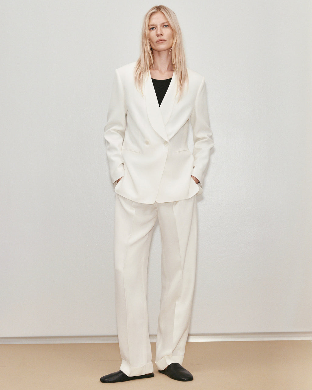 White oversized jacket