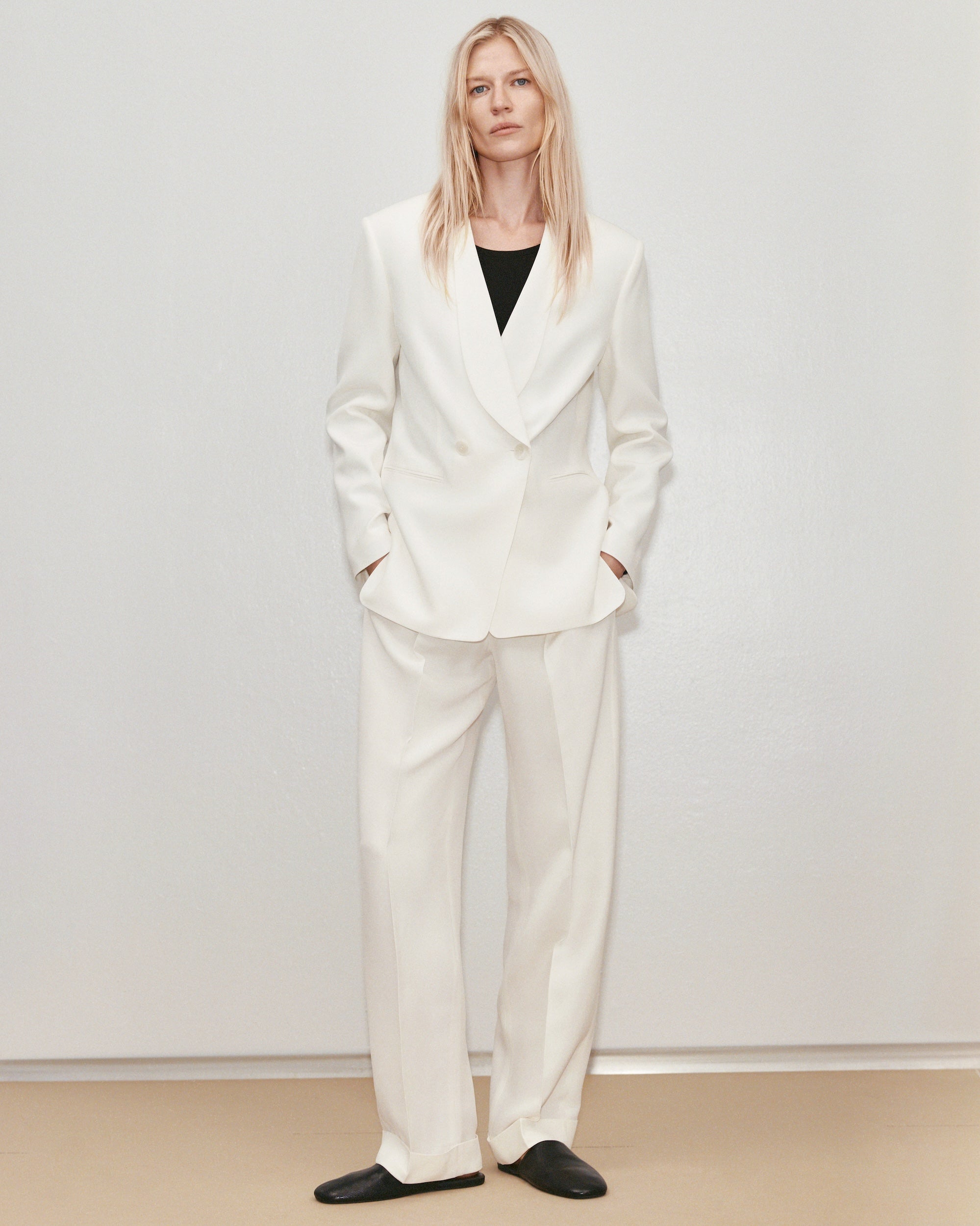 White oversized jacket