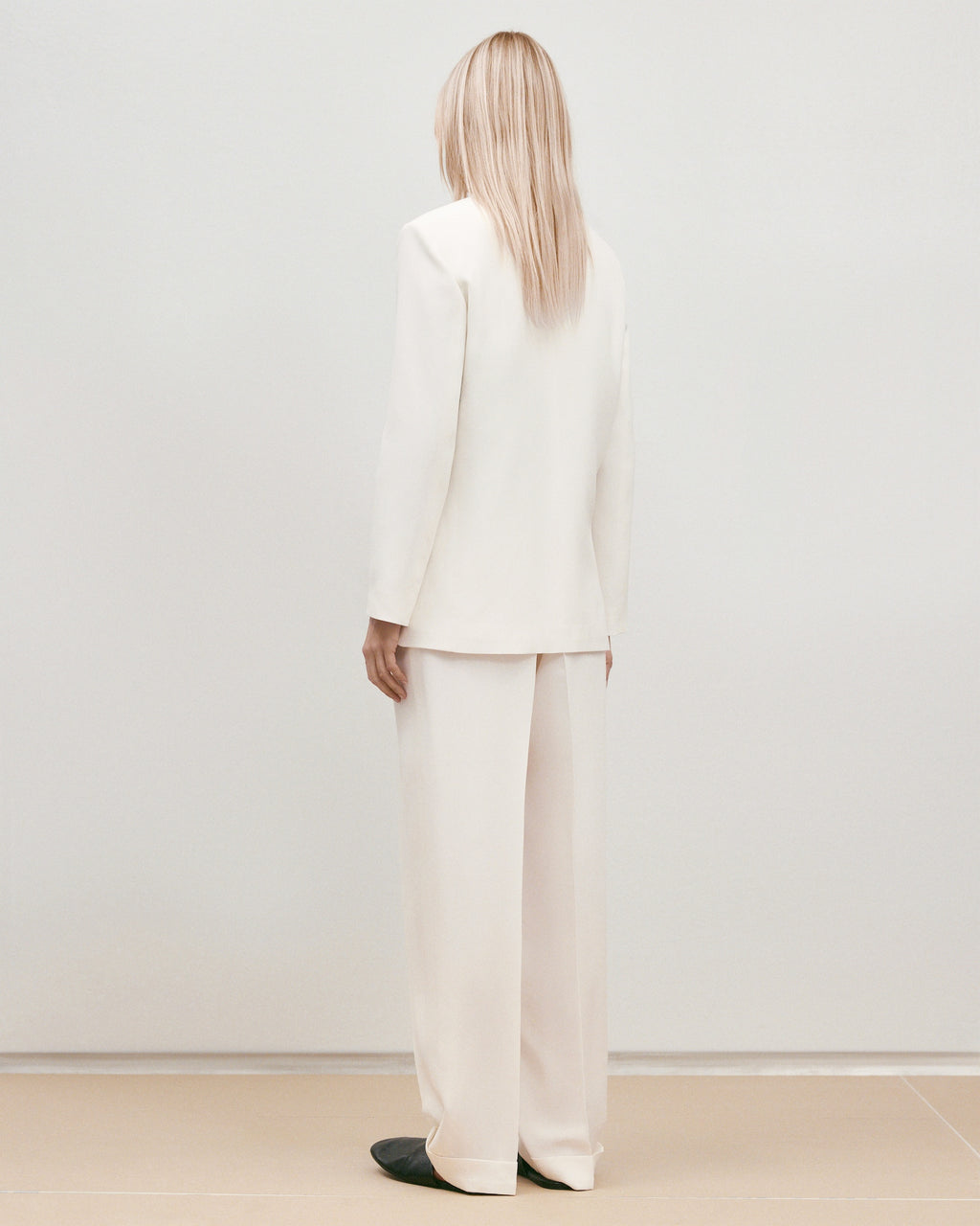 White oversized jacket