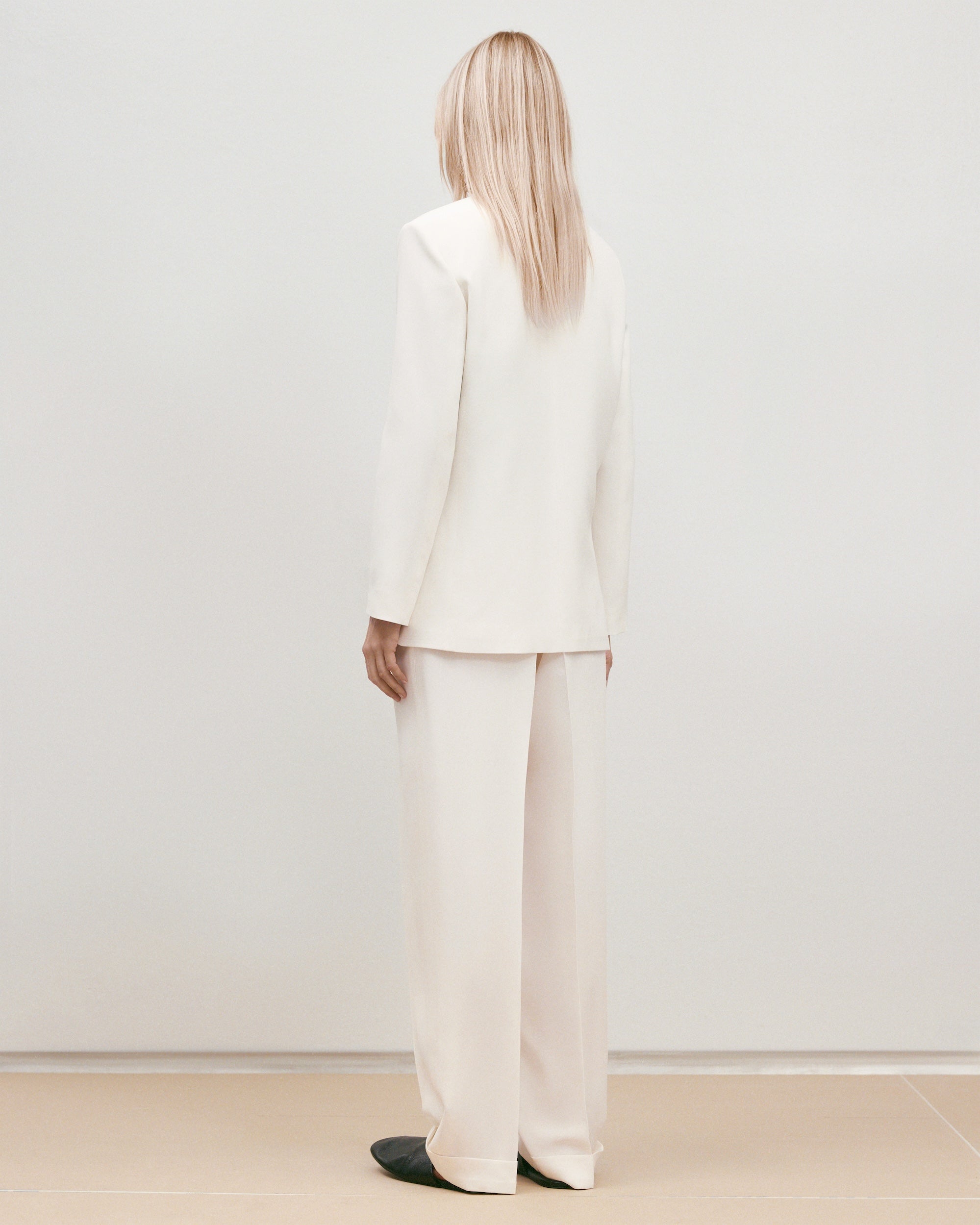 White oversized jacket