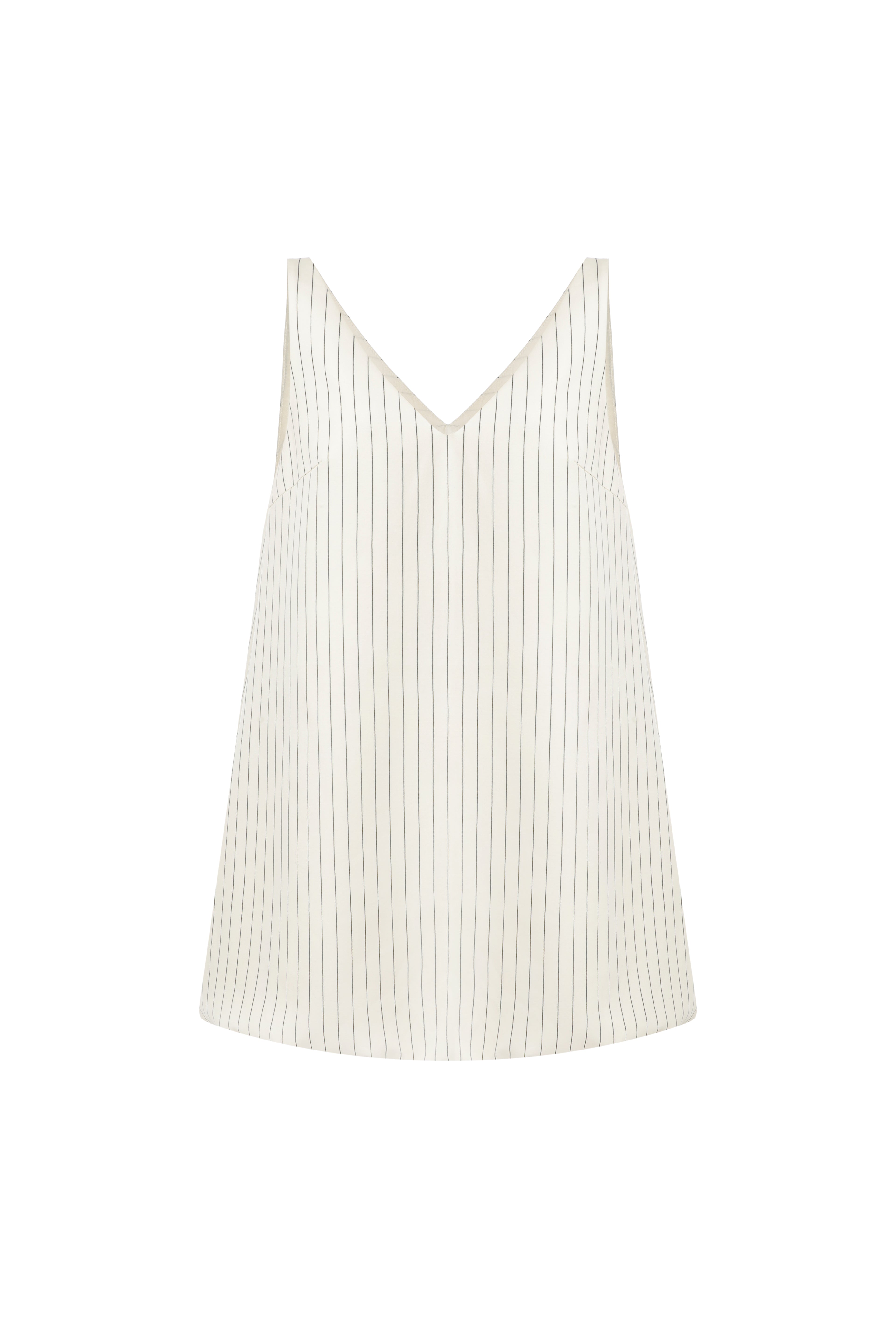 Short striped balloon dress