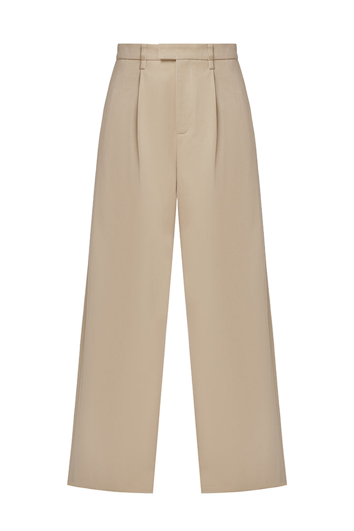 Cotton Wide Pants