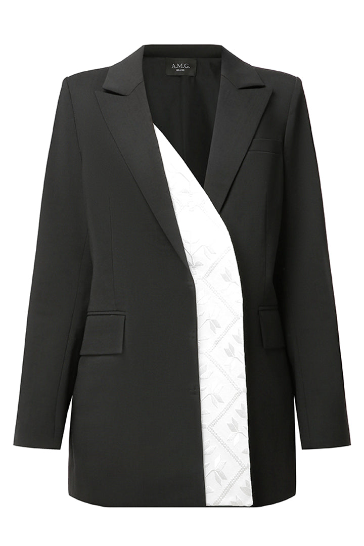 Silk Jacket with Embroidery