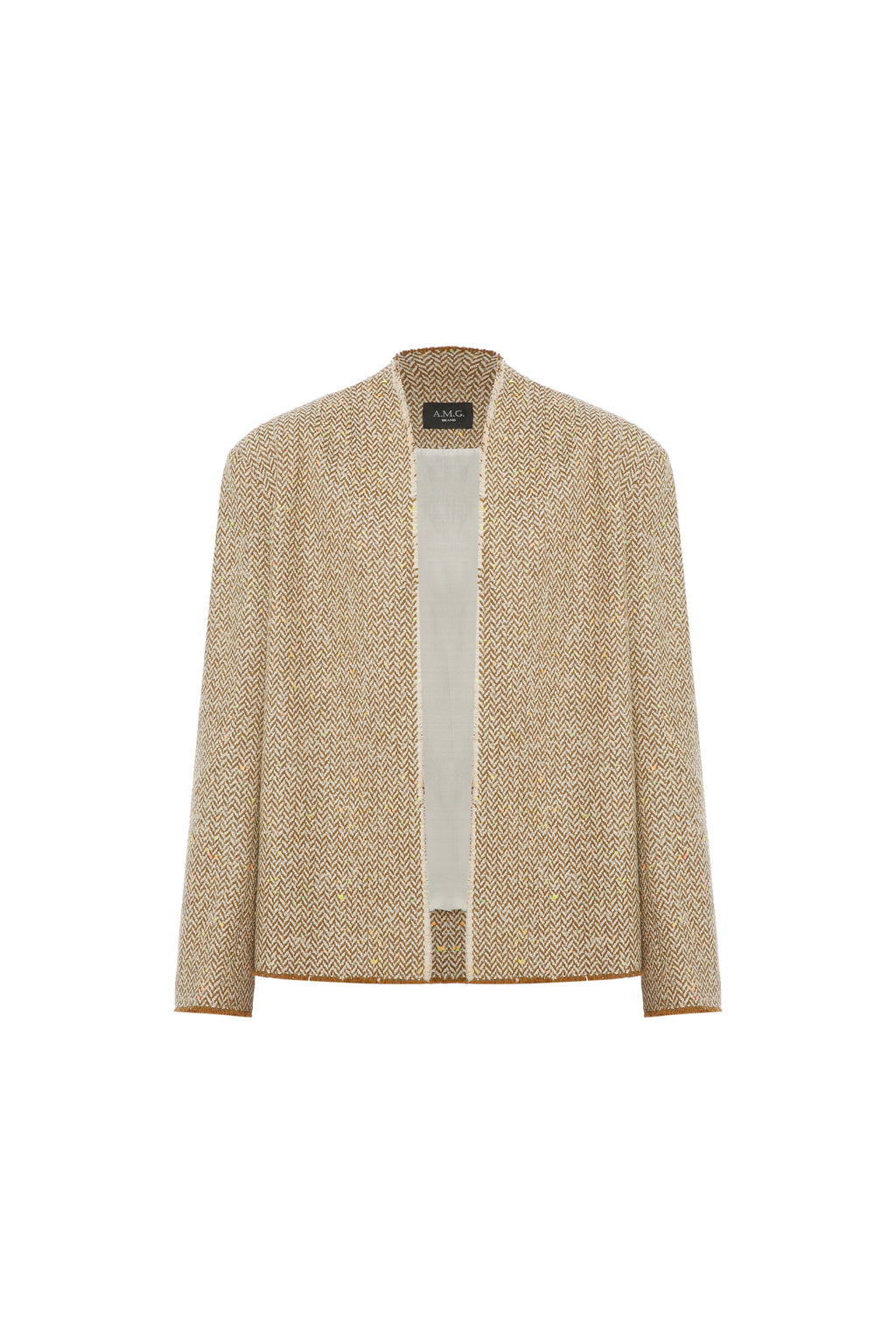 Cotton open cut jacket