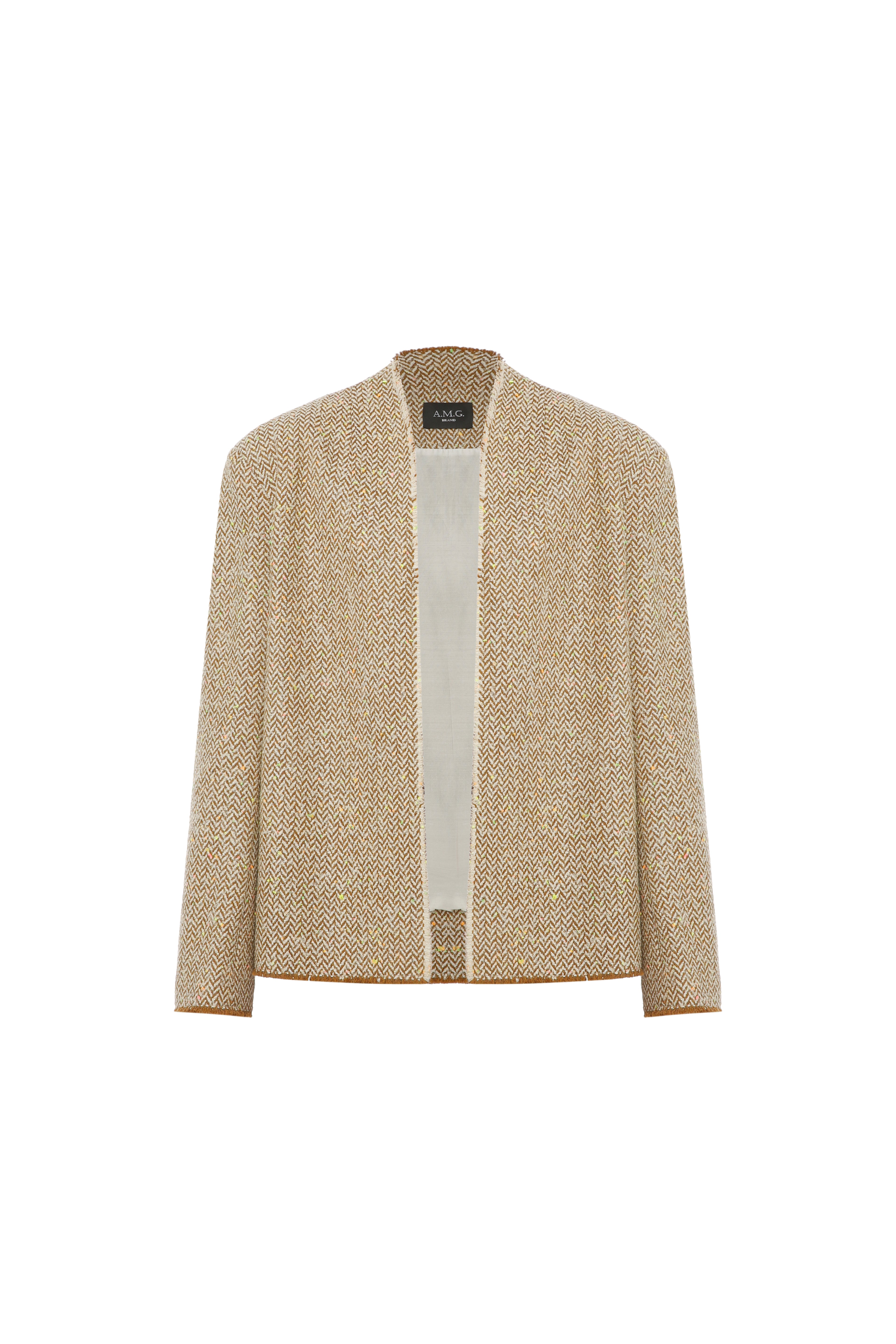 Cotton open cut jacket