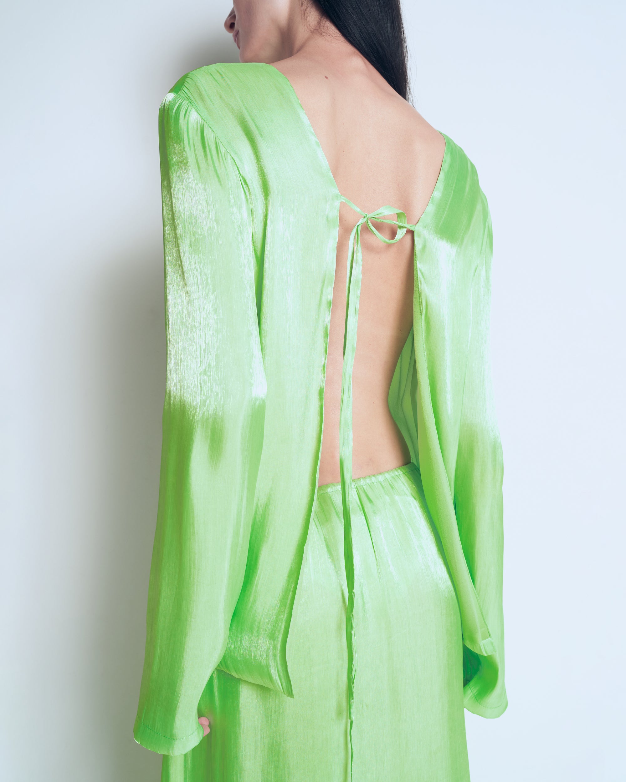 Loose boat neck blouse