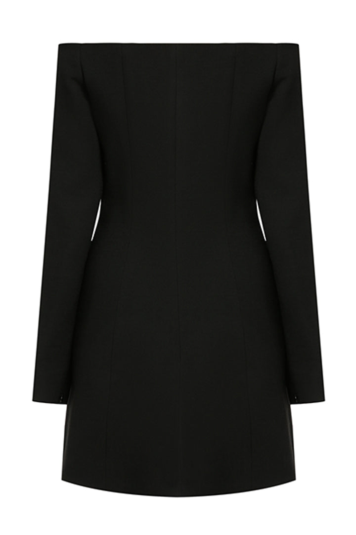 Mini Dress with Open Shoulders