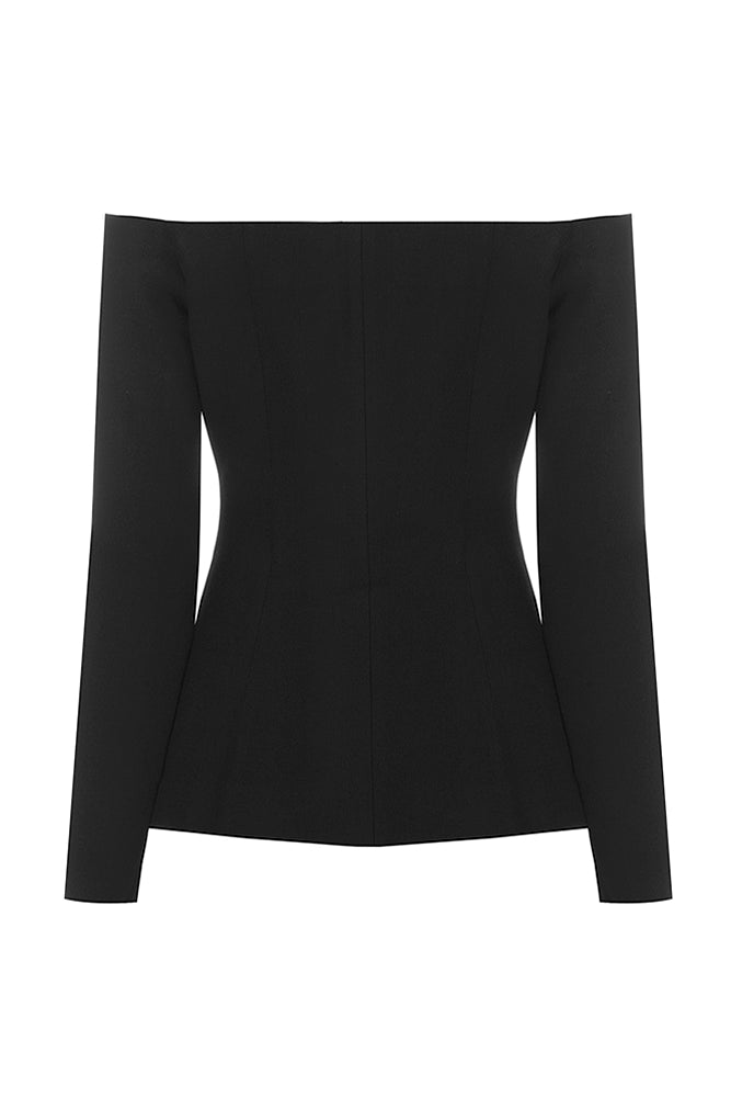 Off-shoulders jacket