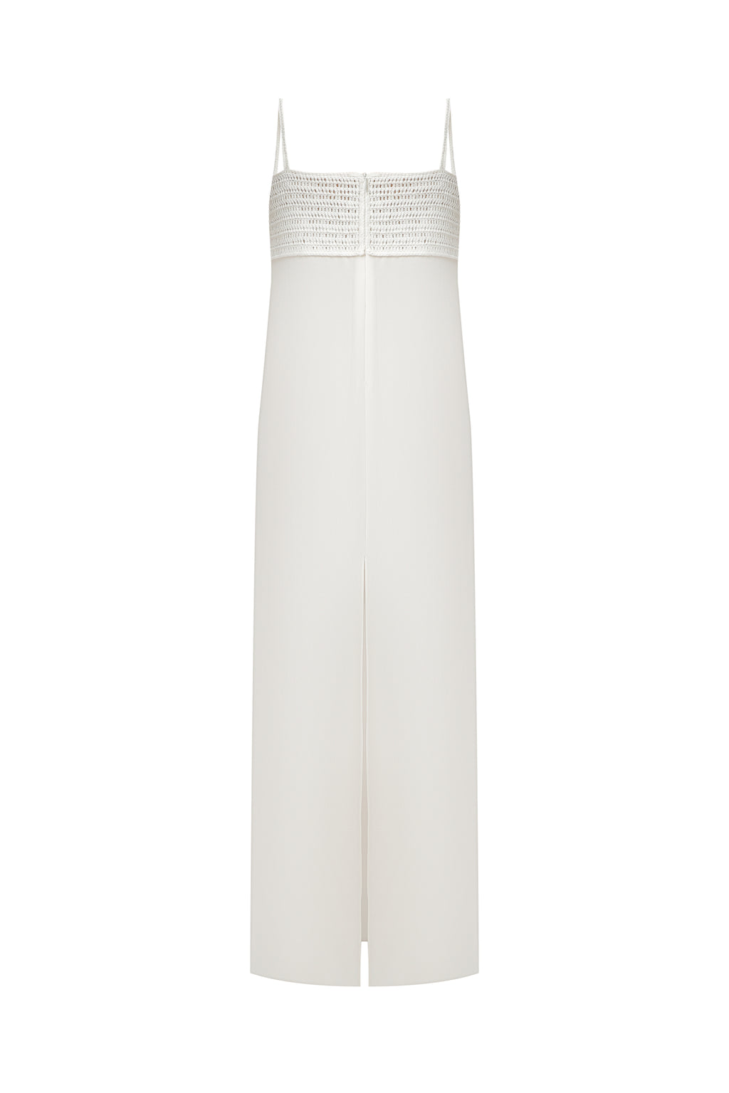 Dress with knitted top