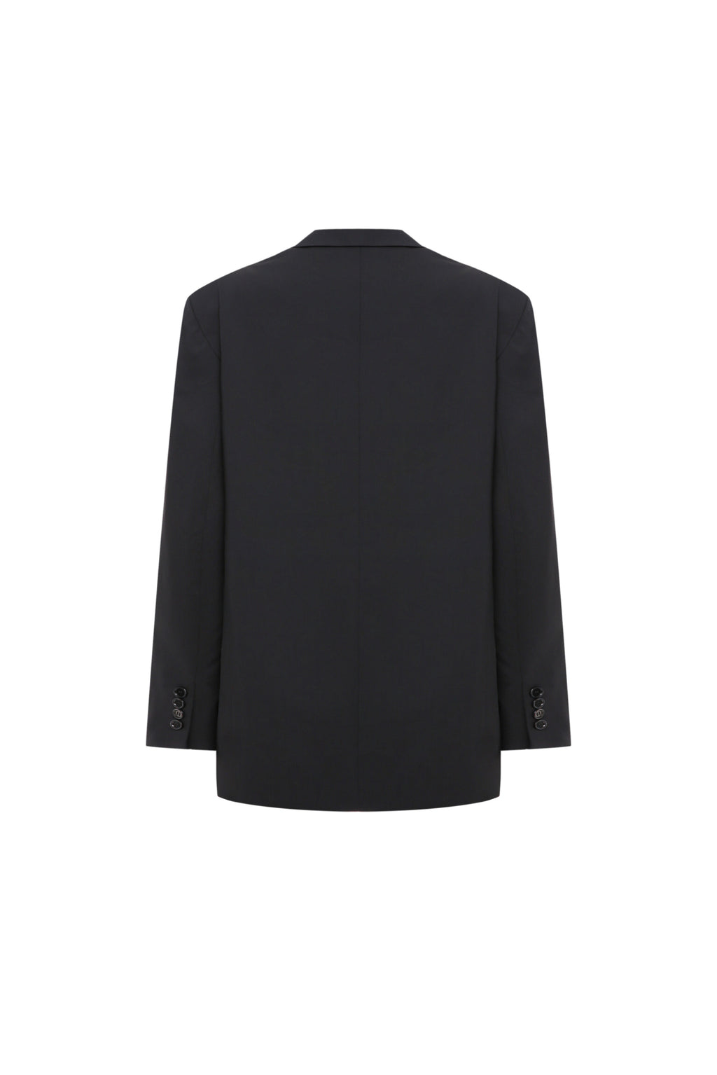 Black jacket with white piping