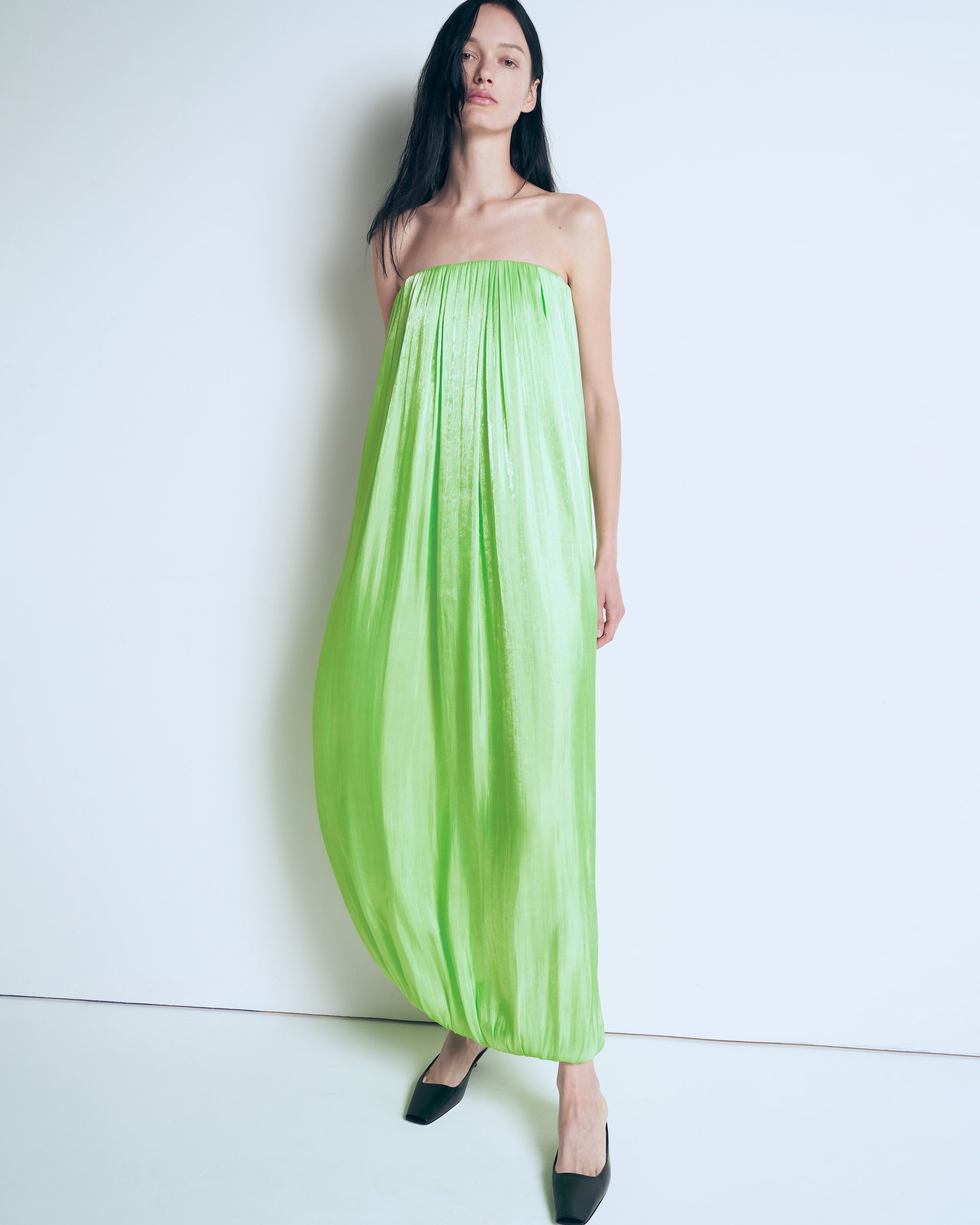 Balloon maxi dress