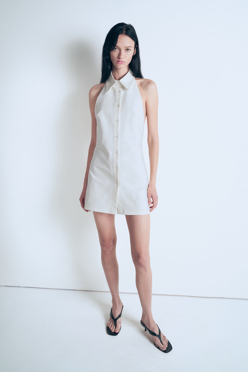 Mini shirt dress