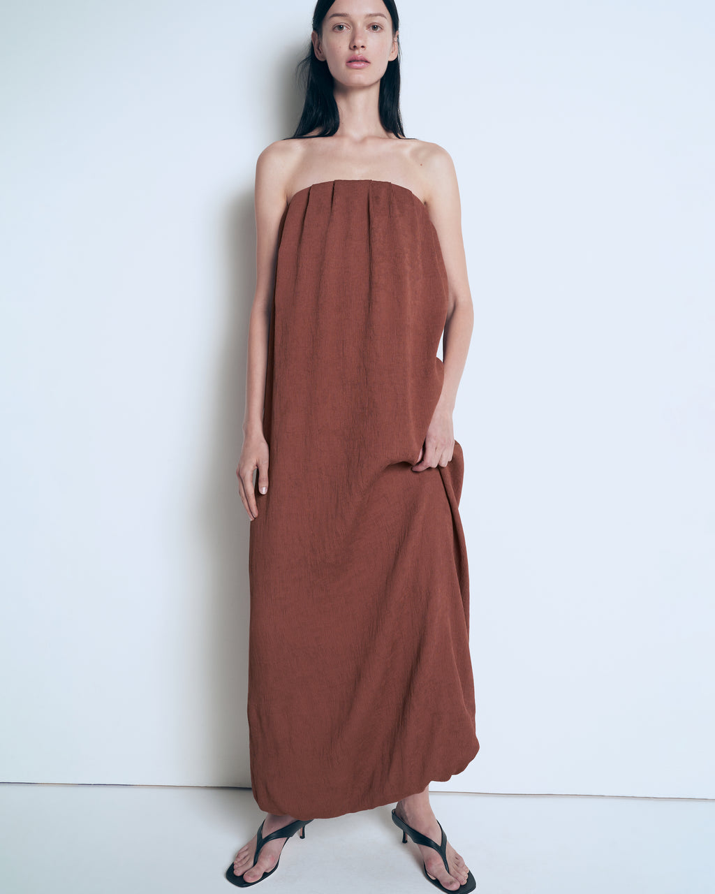 Balloon maxi dress