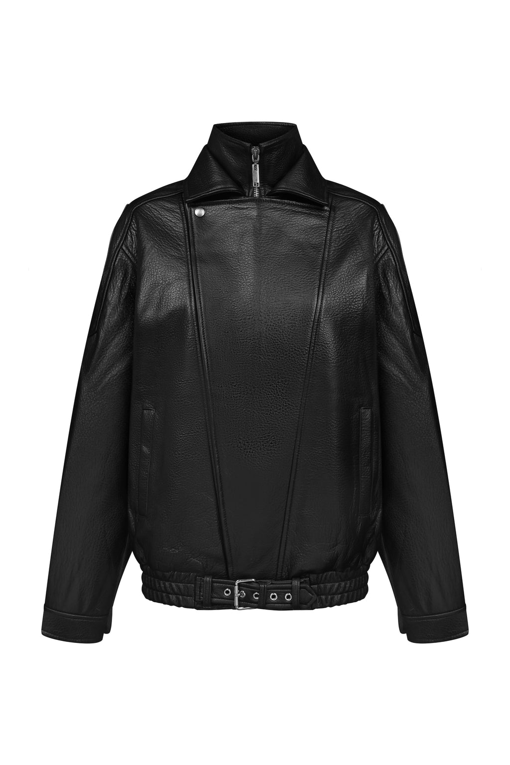 Leather blazer