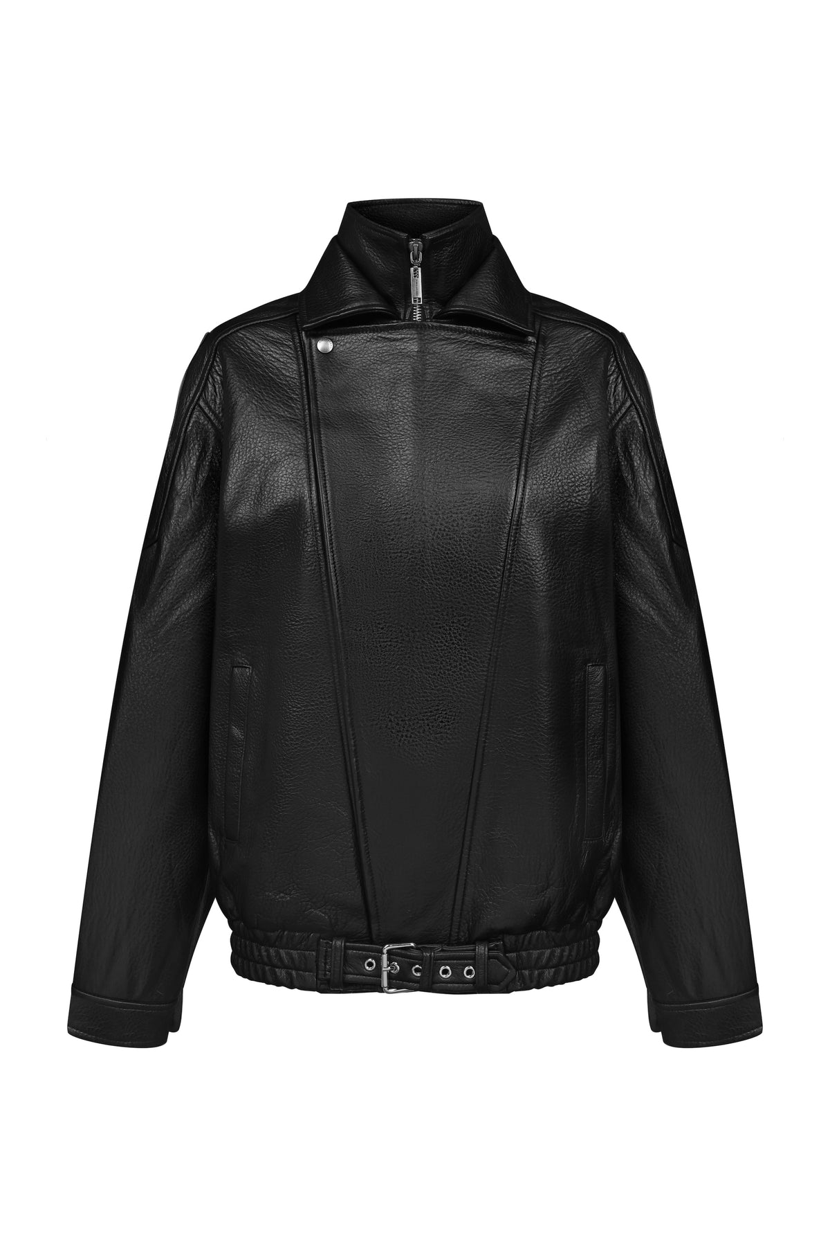 Leather blazer