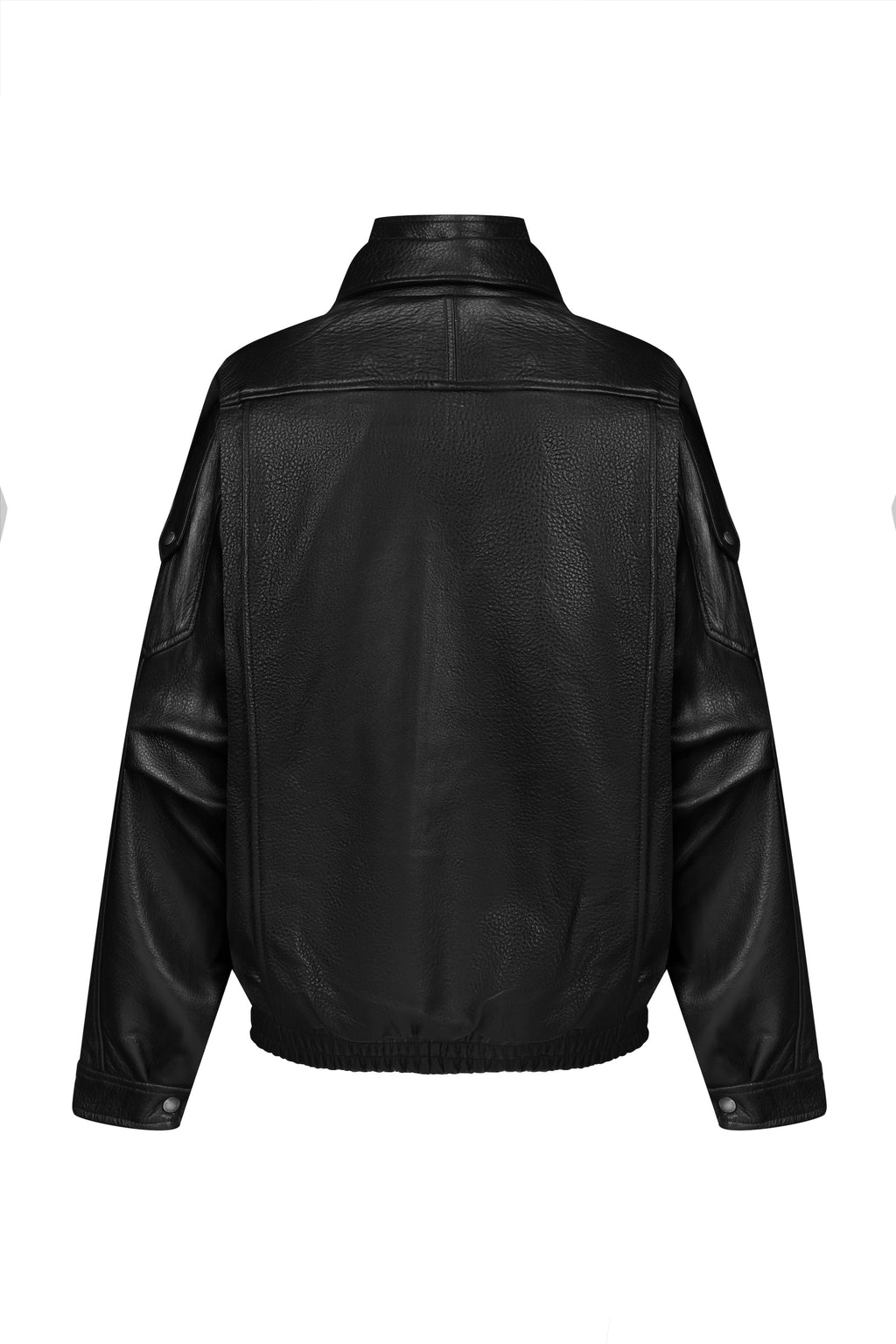 Leather blazer