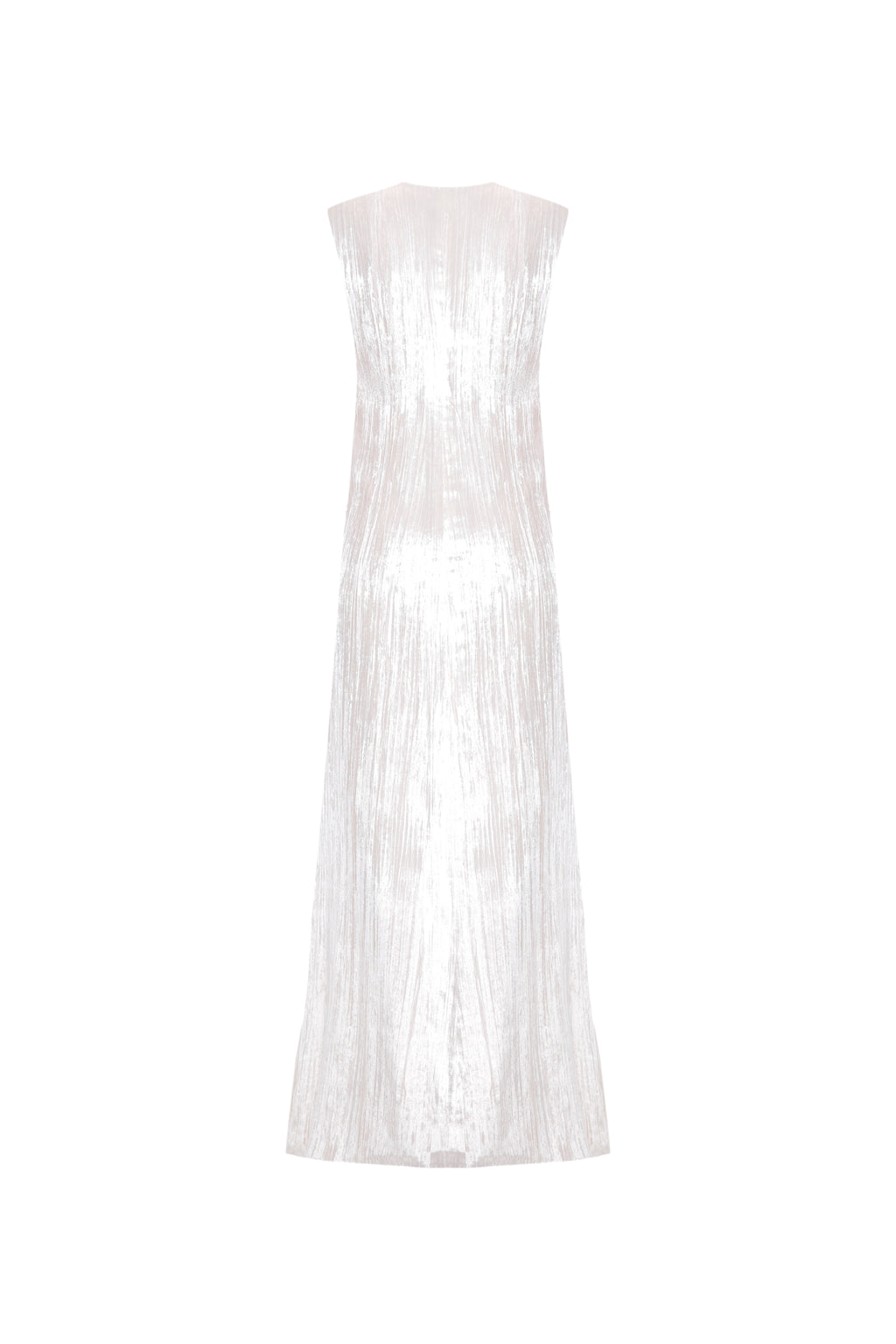 Velvet dress with cented zipper