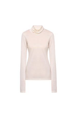 Turtleneck Long Sleeve White