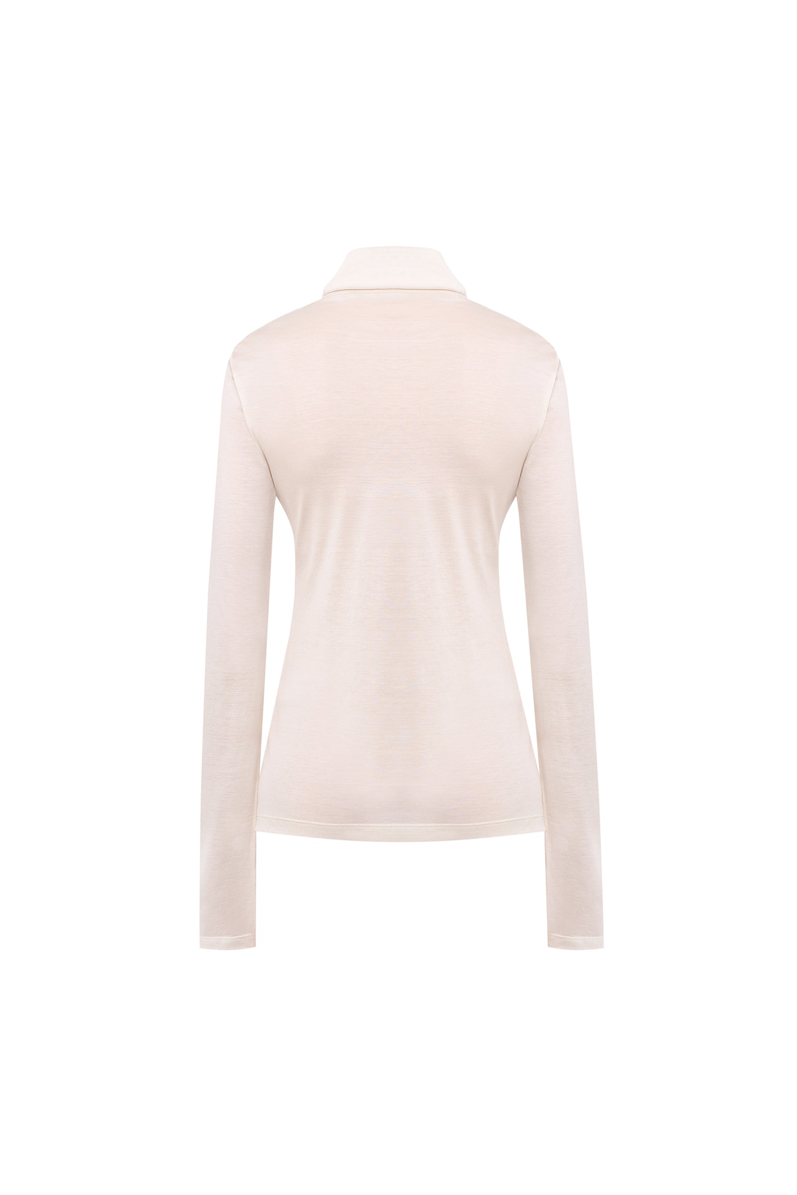 Turtleneck Long Sleeve White
