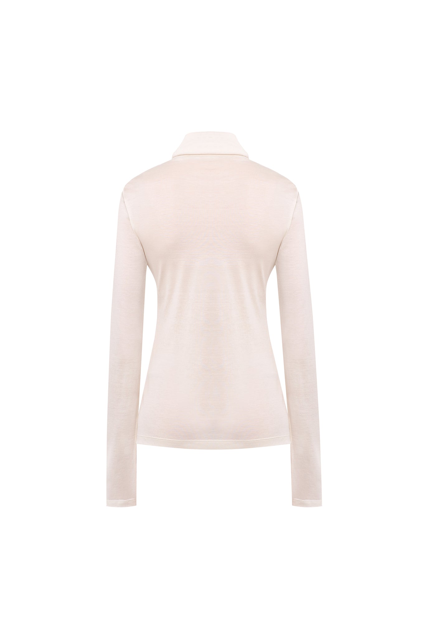 Turtleneck Long Sleeve White