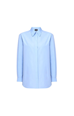 Blue cotton shirt