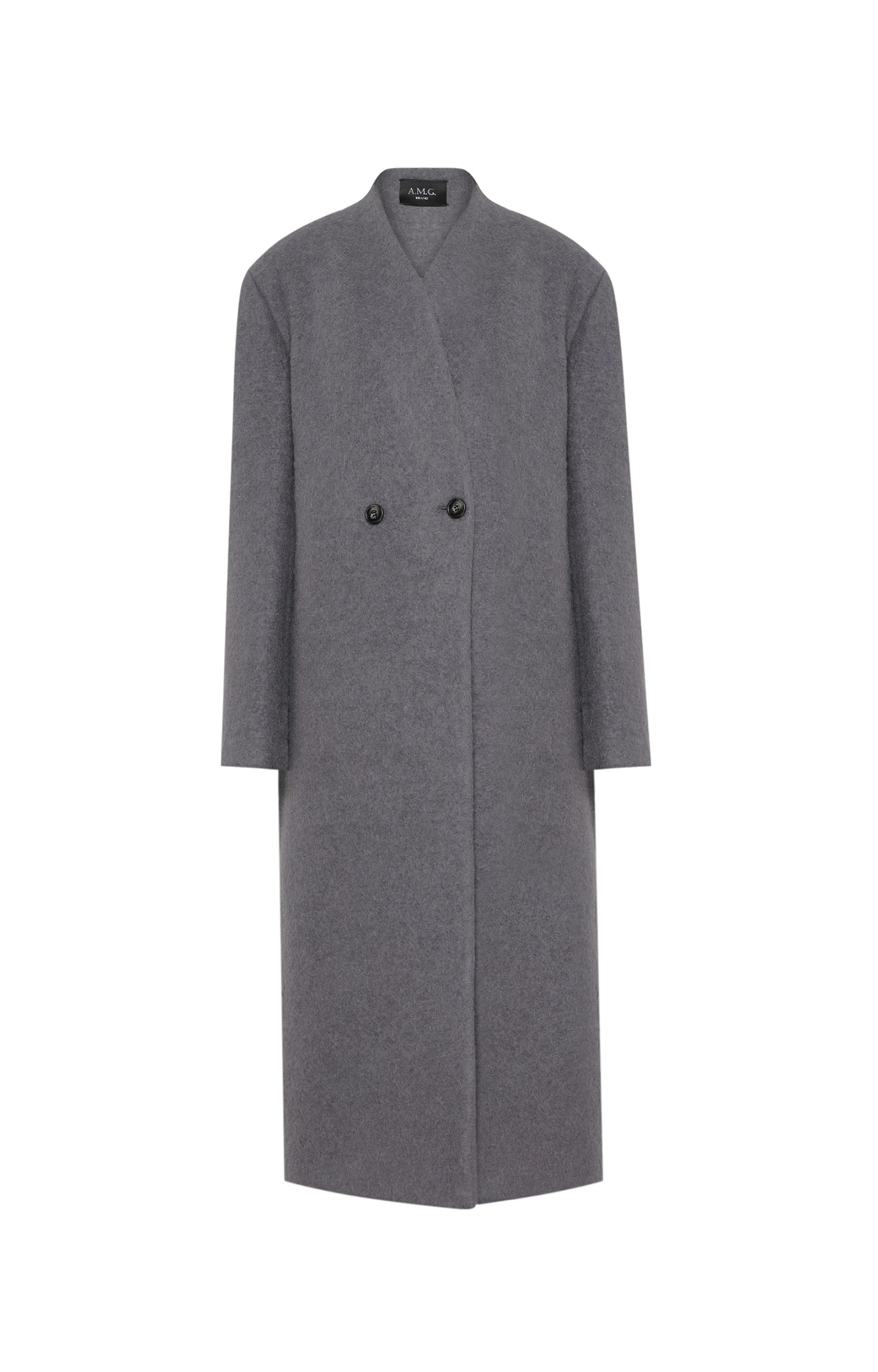 Alpaca grey coat