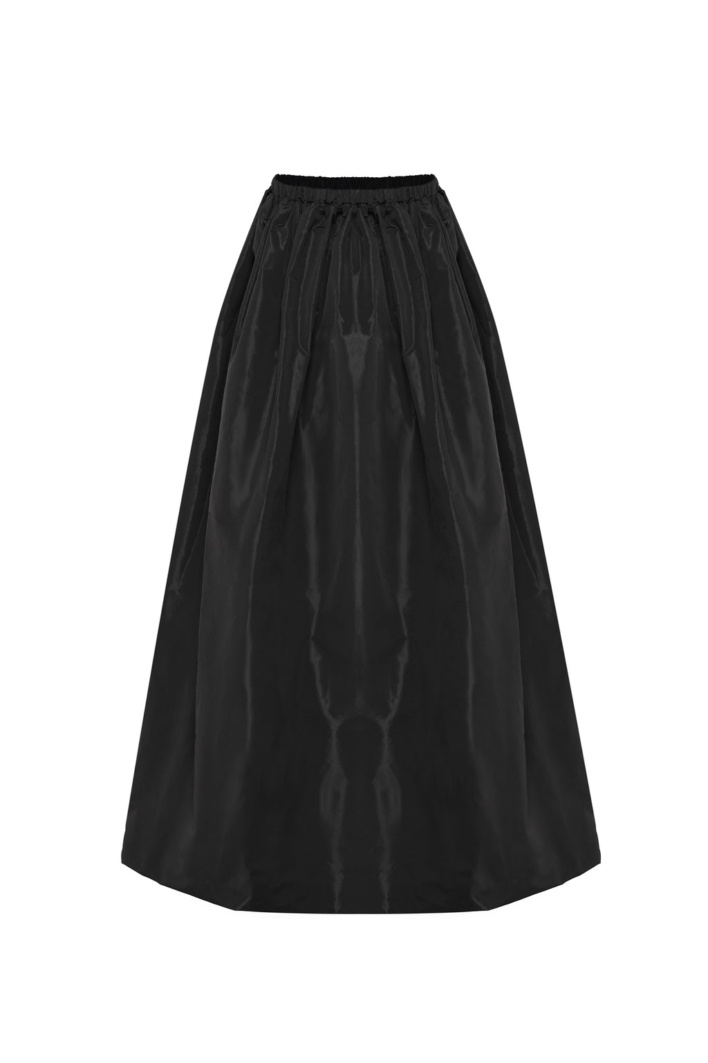 Taffeta skirt maxi