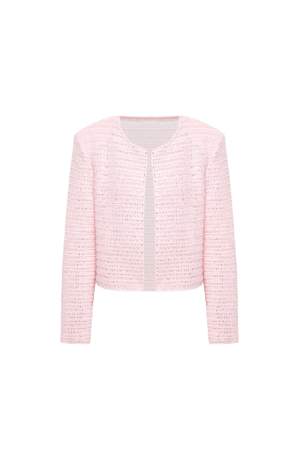 Linen knitted jacket