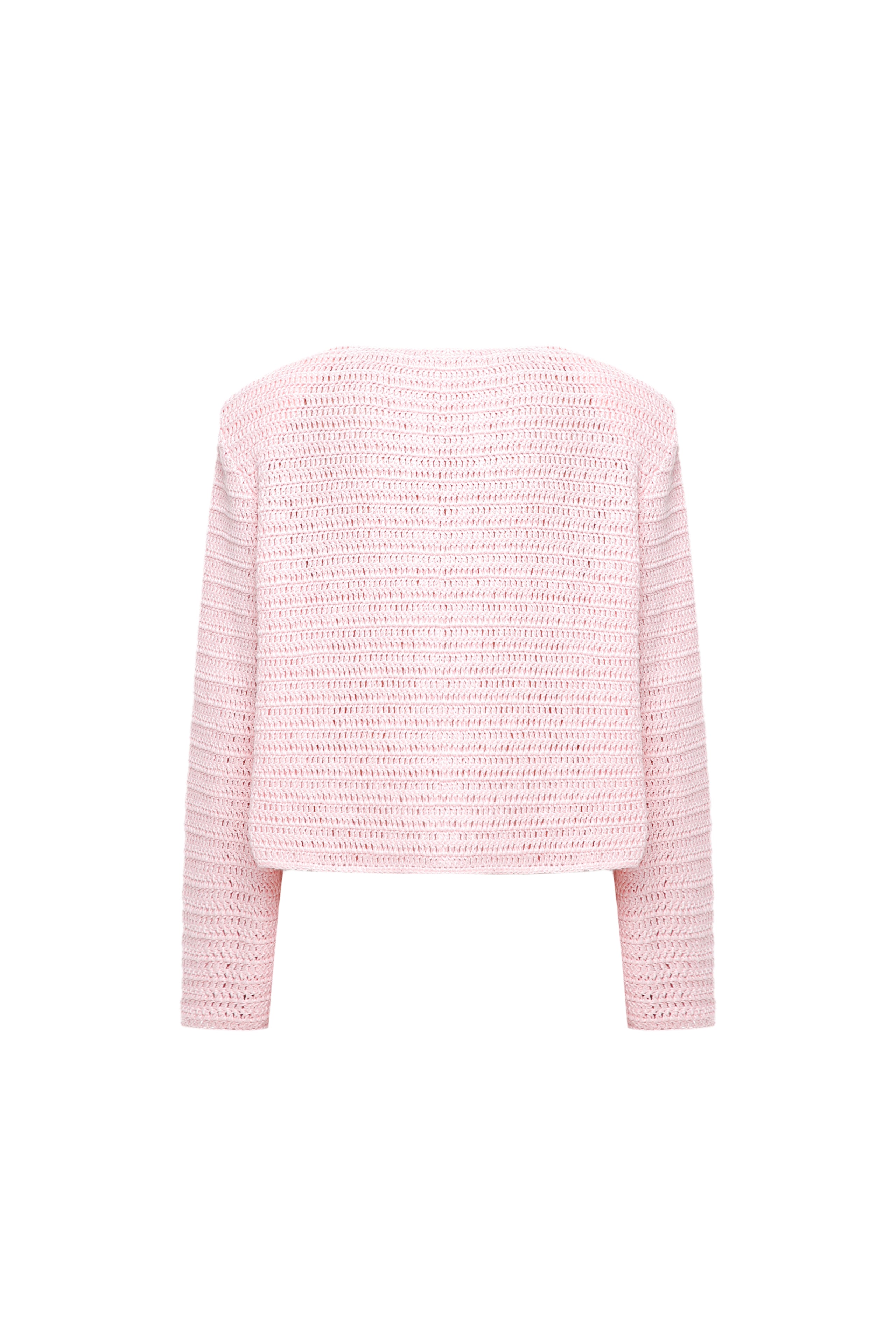 Linen knitted jacket