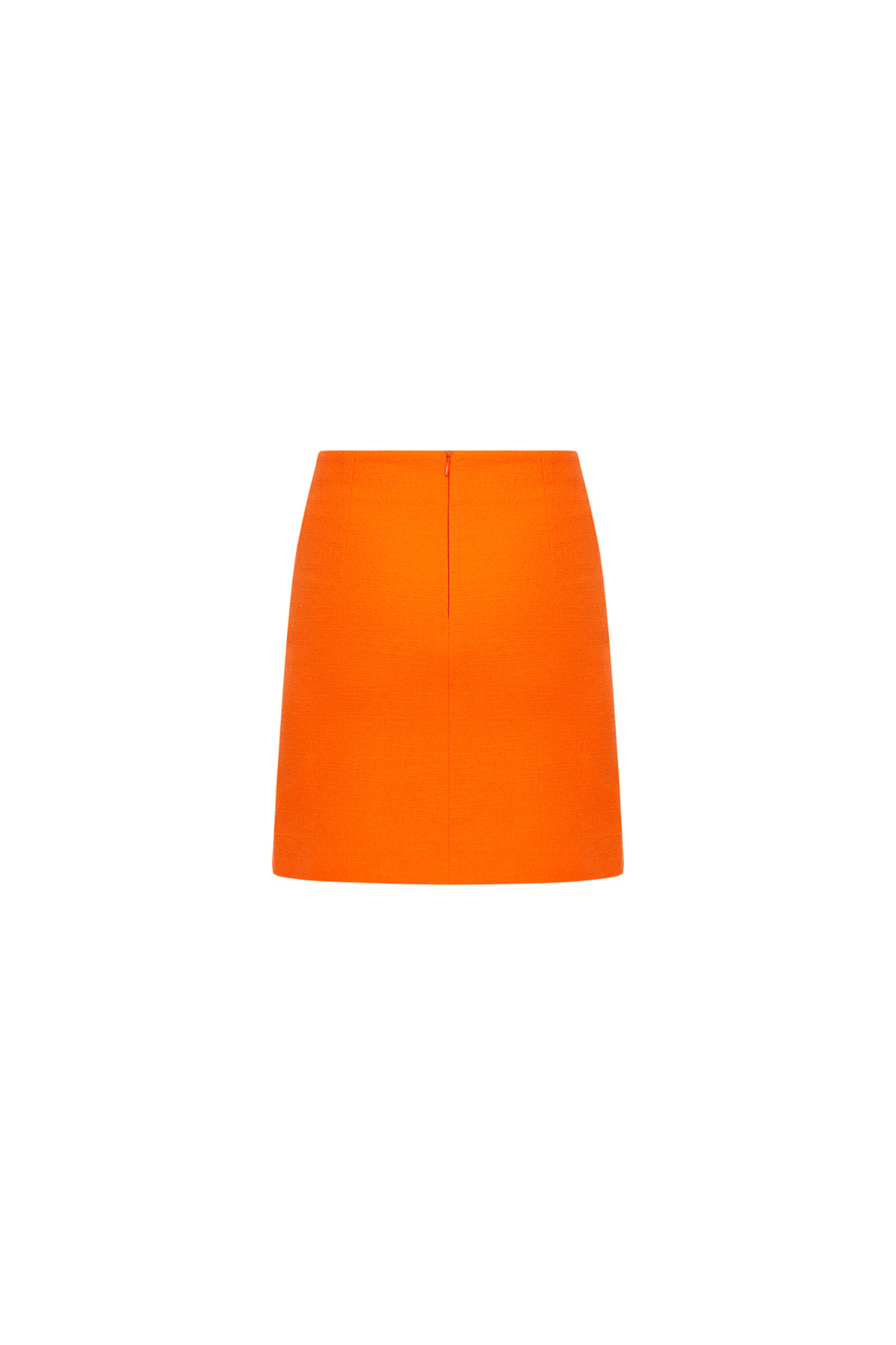Straight cut mini skirt