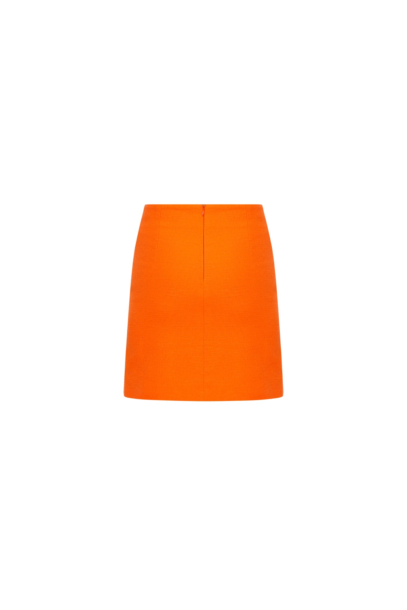 Straight cut mini skirt