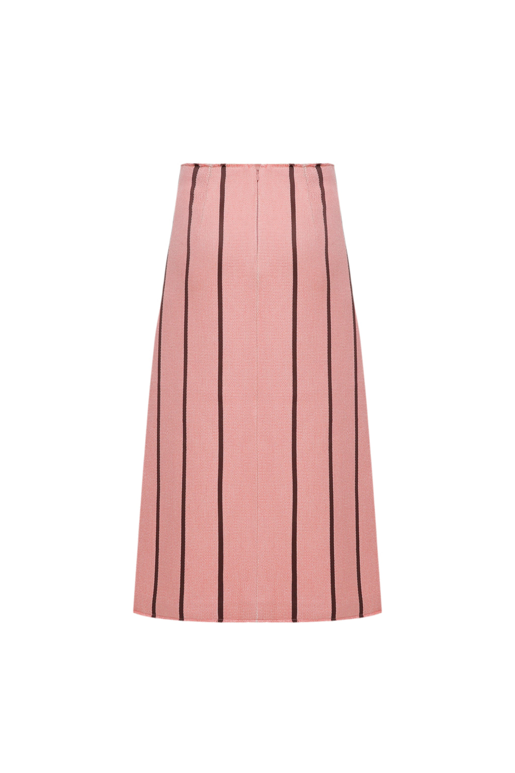 Open cut midi skirt