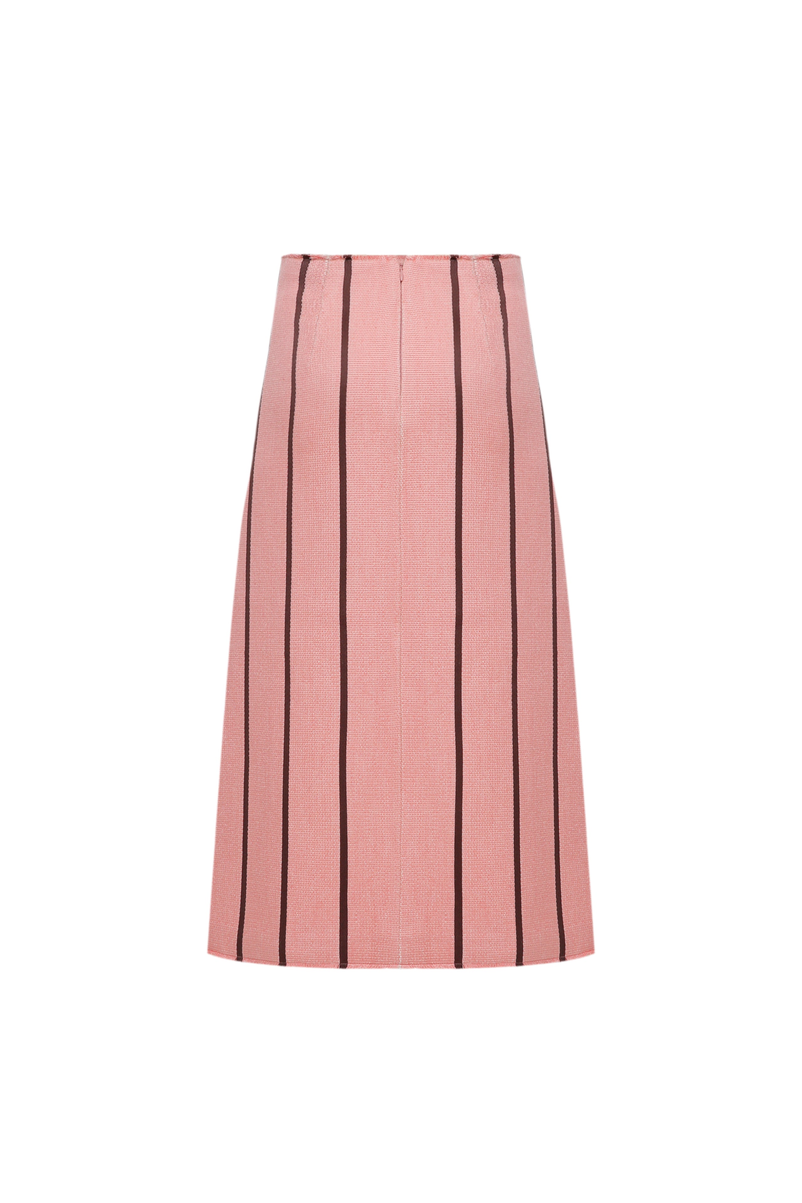 Open cut midi skirt