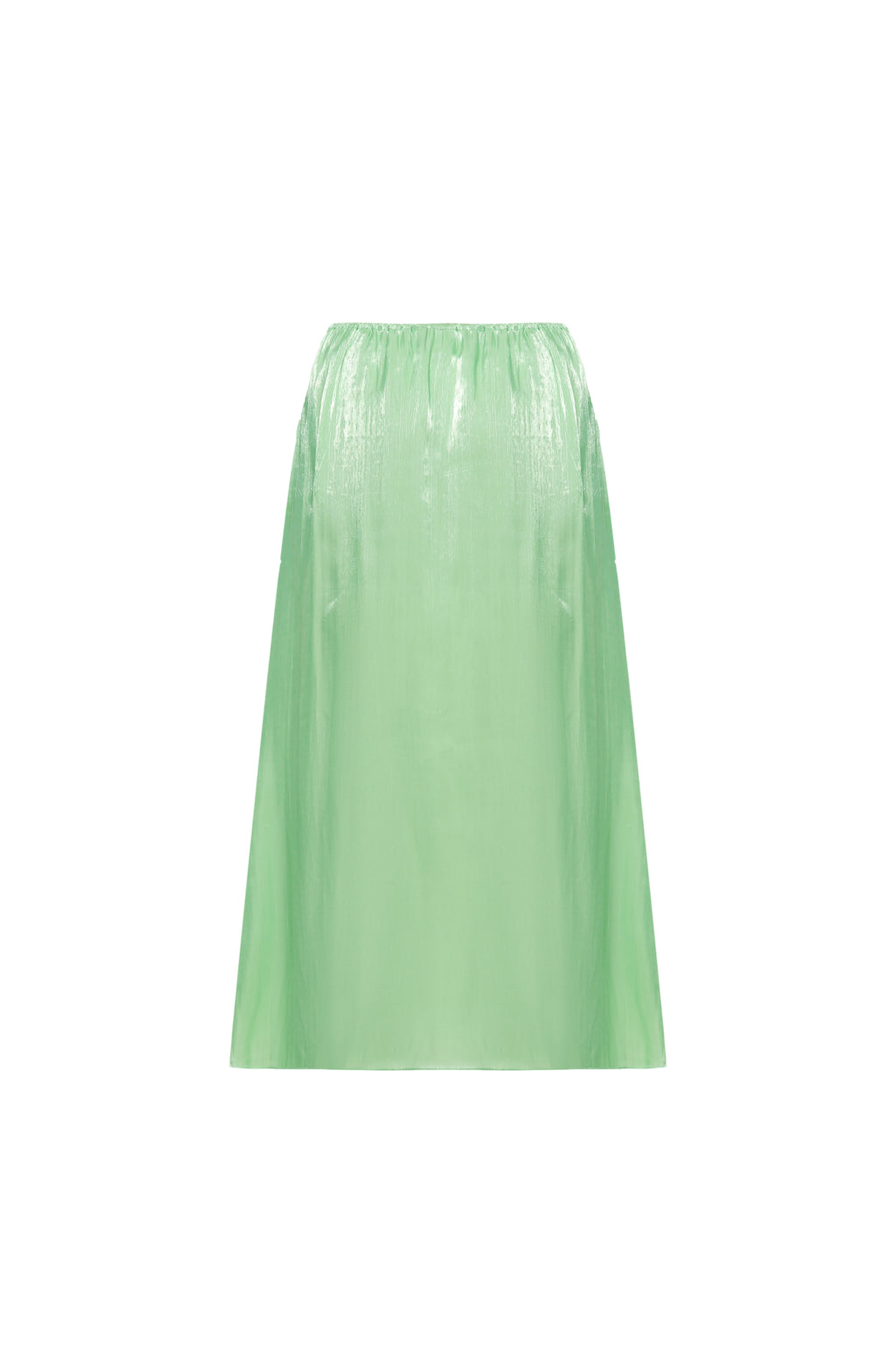 Light straight midi skirt