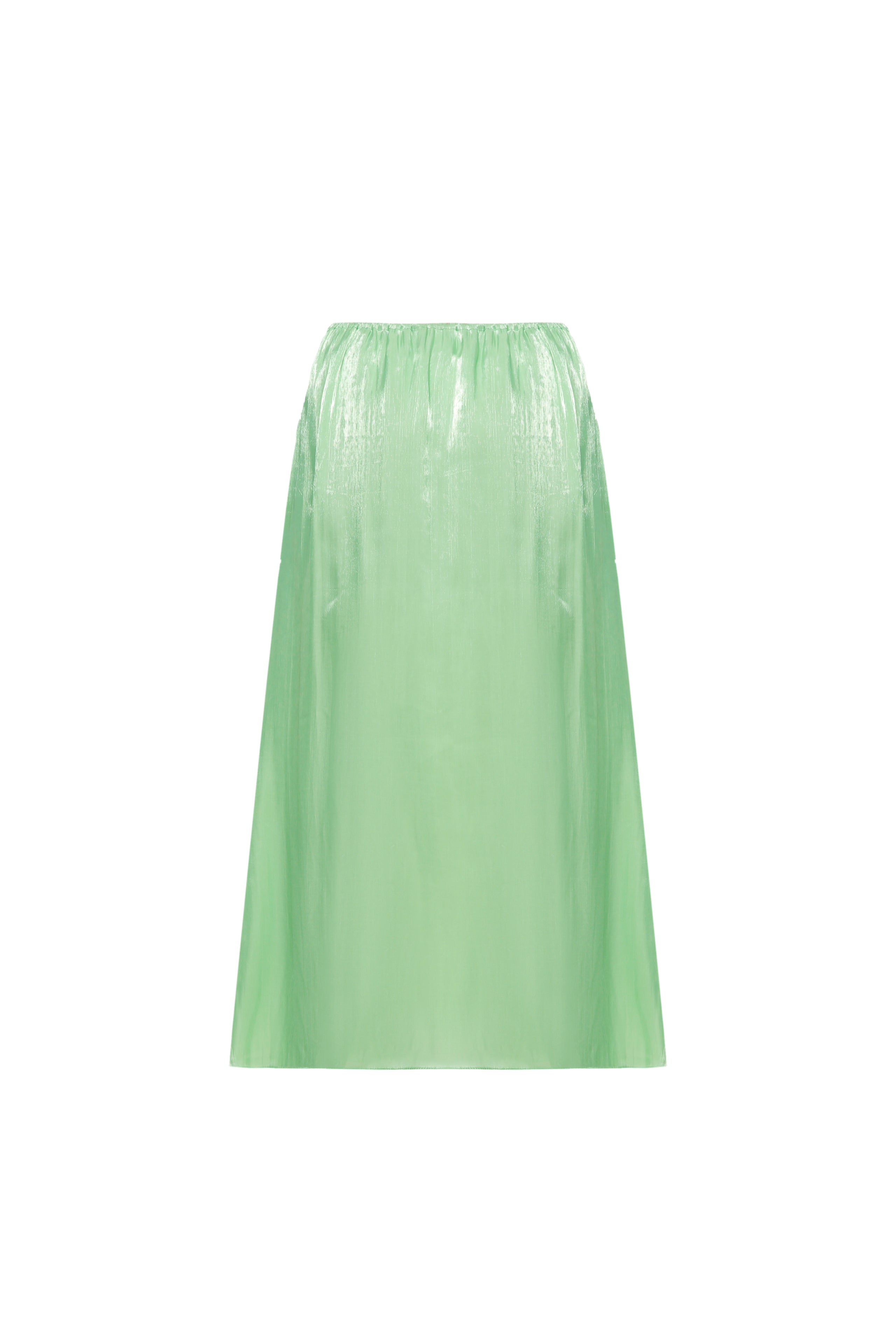 Light straight midi skirt
