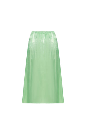 Light straight midi skirt
