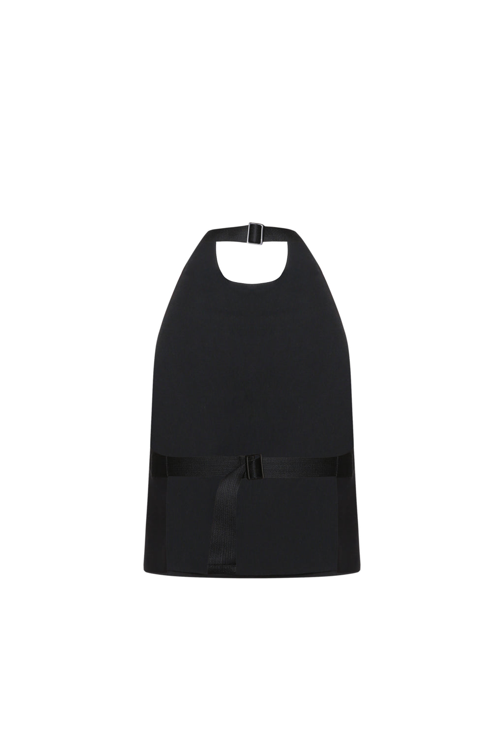 Black tie top with buckle