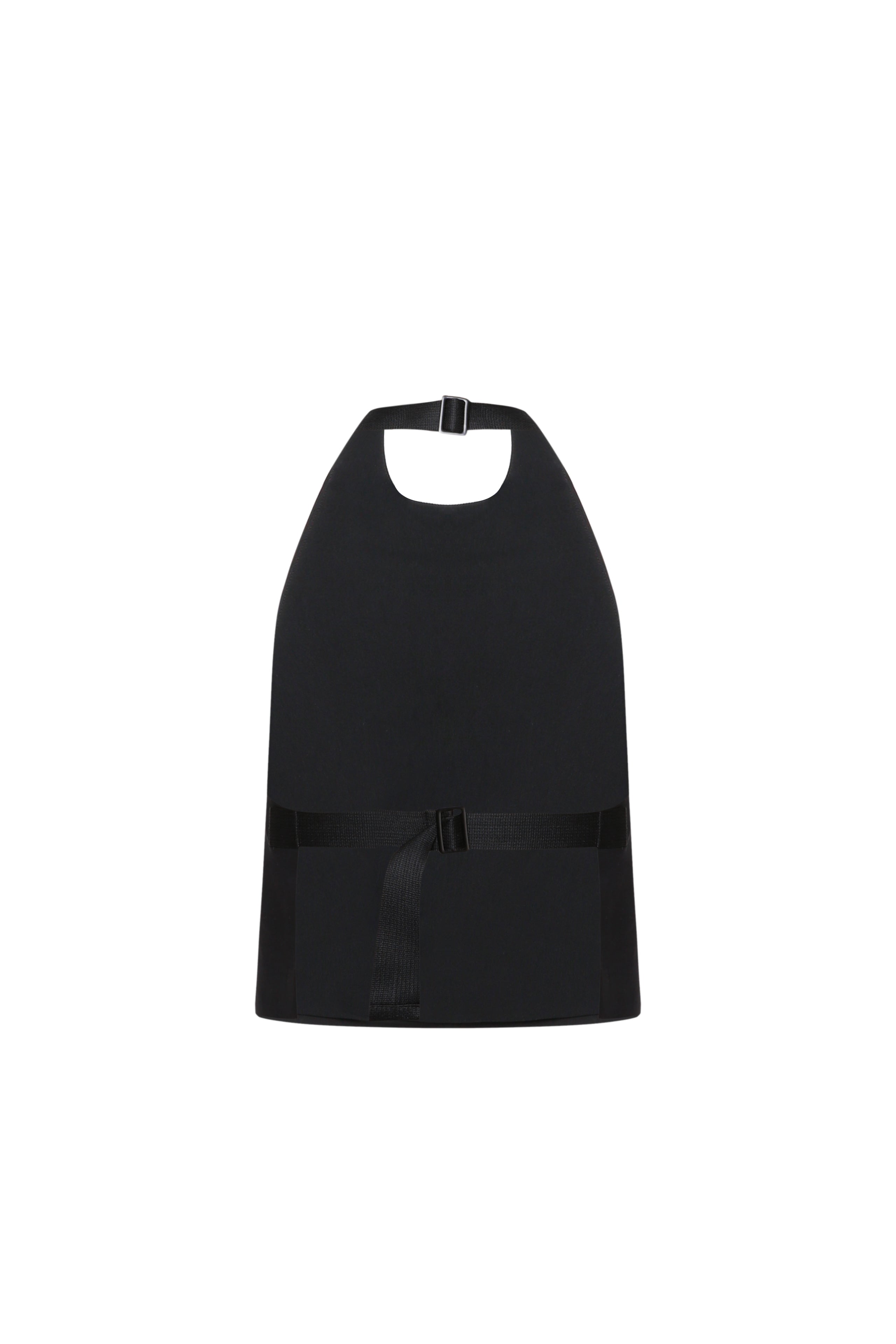 Black tie top with buckle