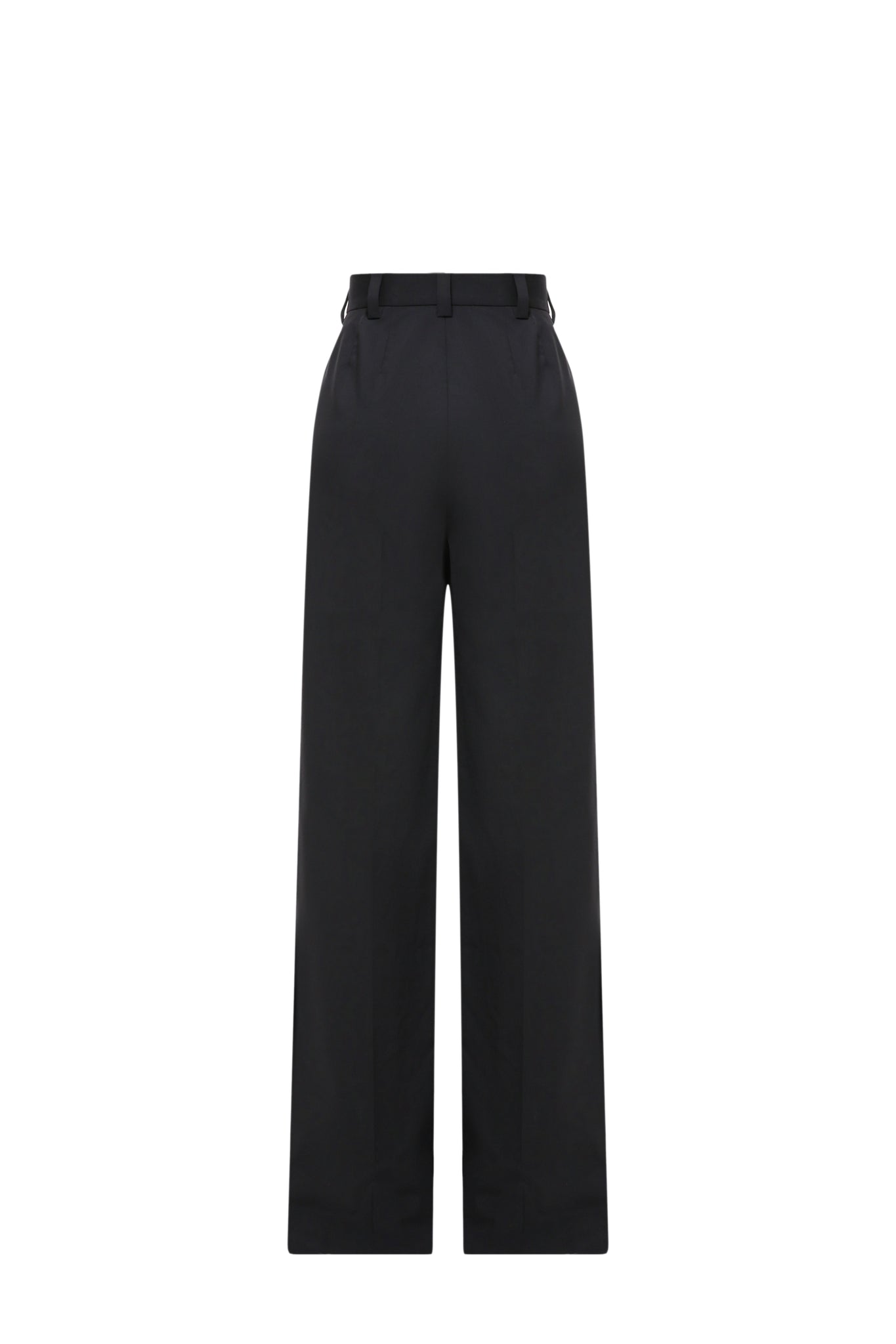 Trousers with white piping
