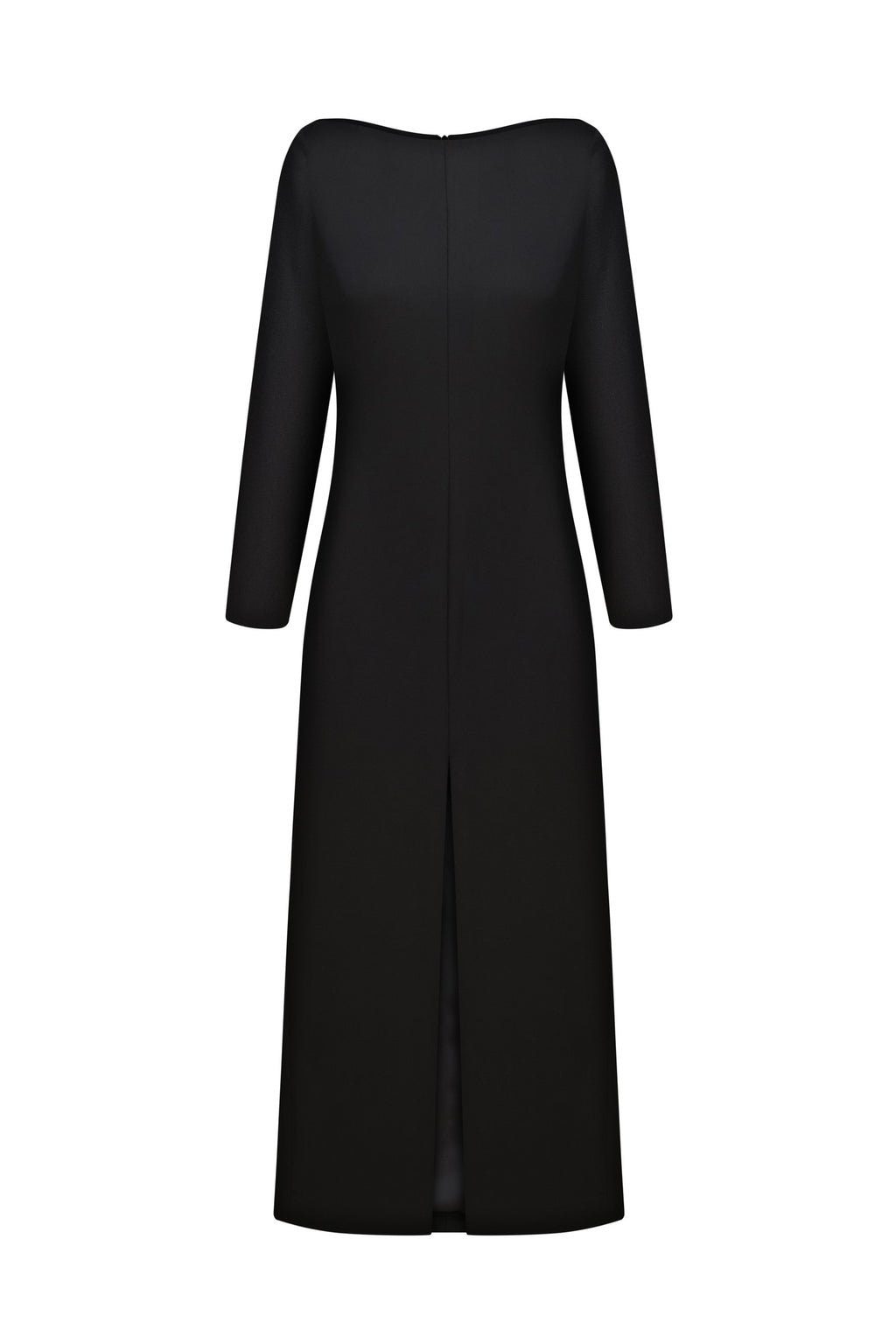 Boat-neckline dress