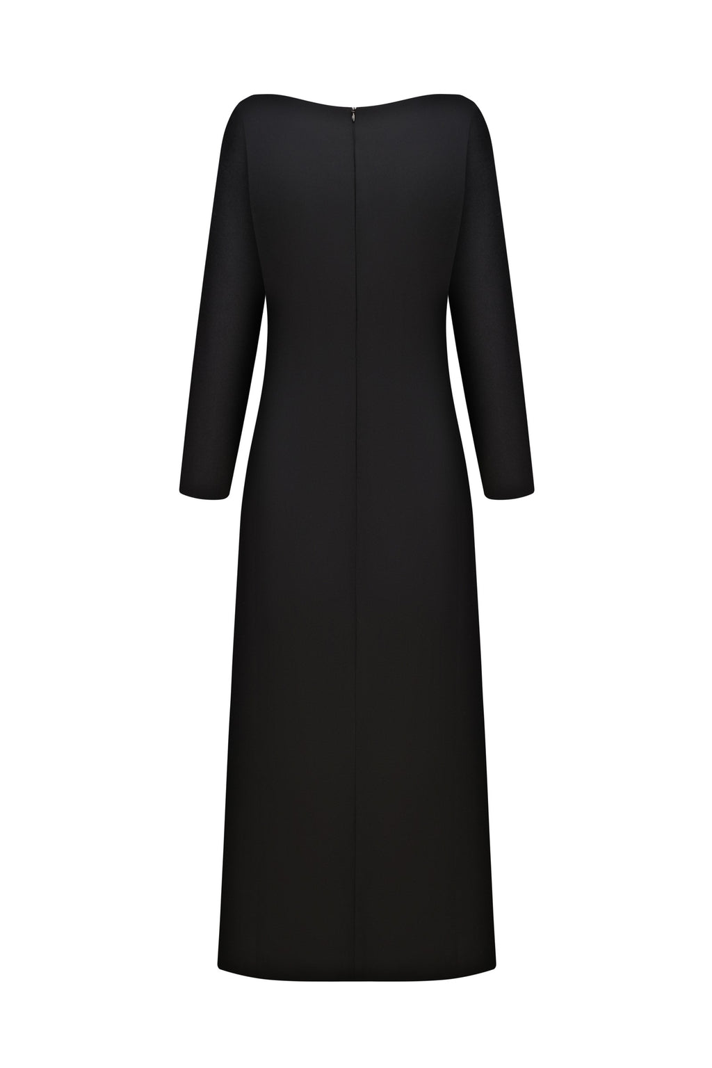 Boat-neckline dress