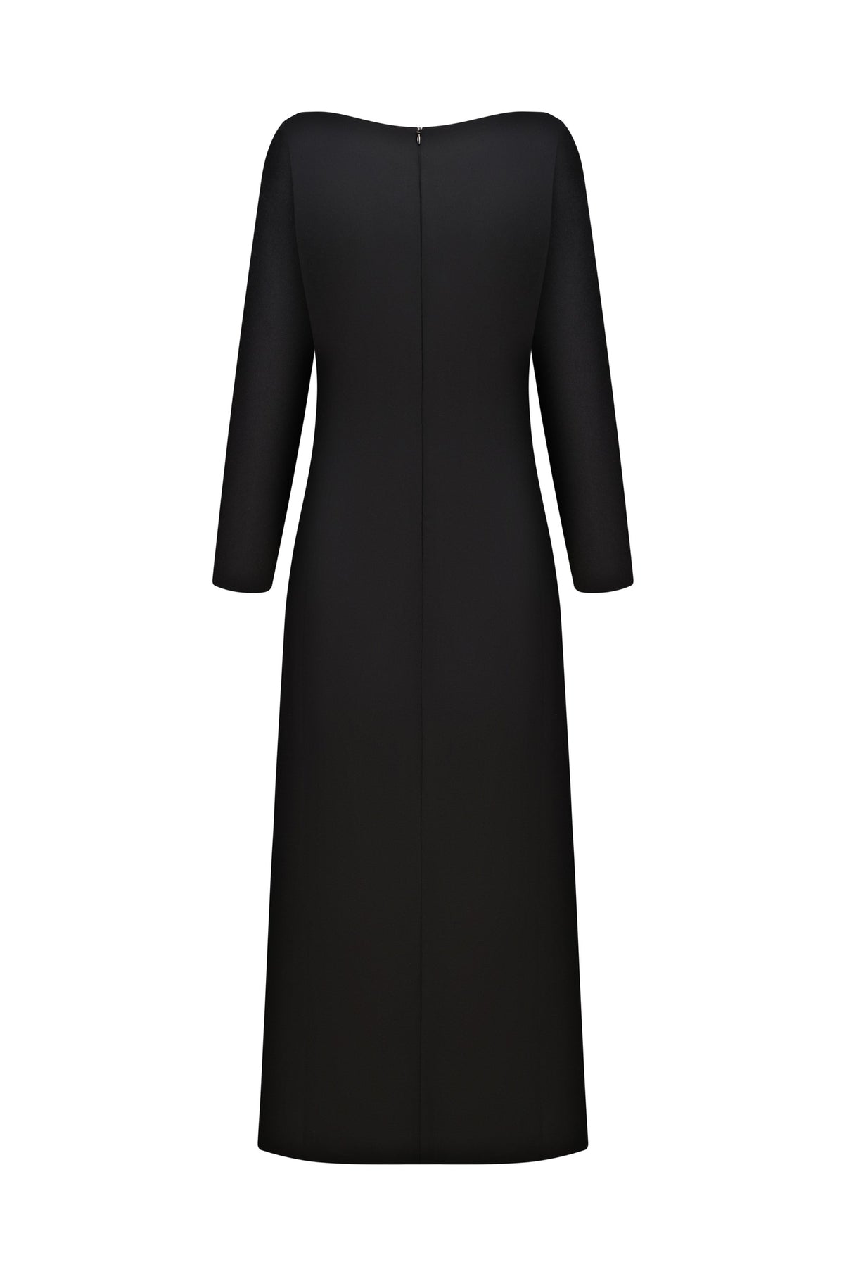 Boat-neckline dress