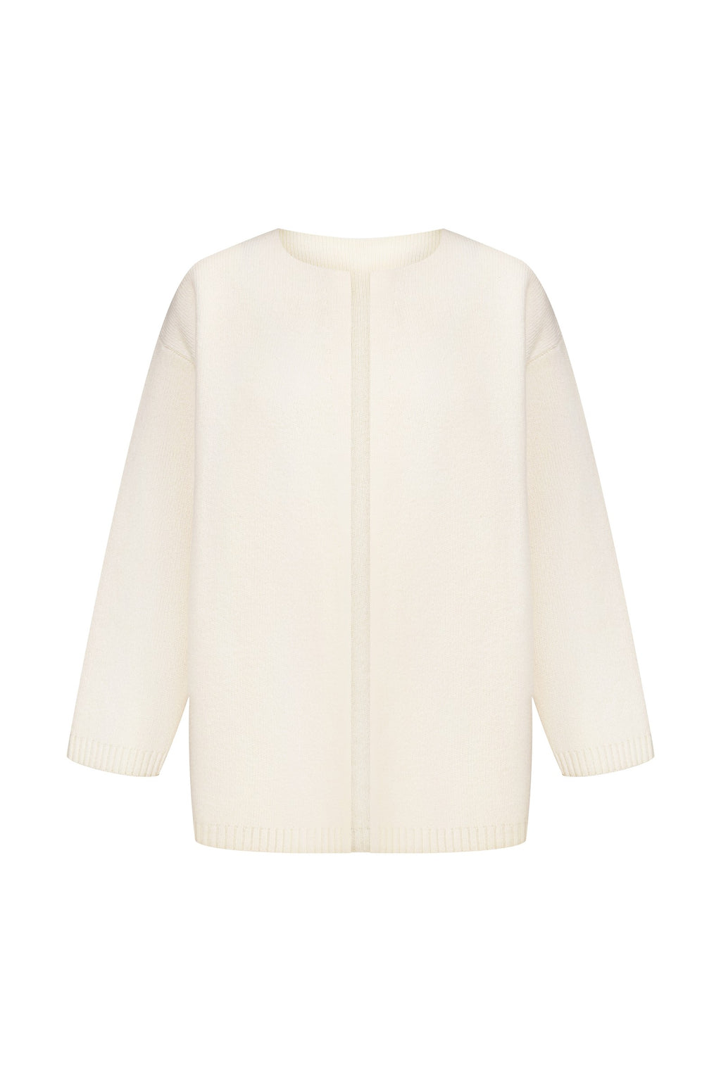 Open-front coat jacket