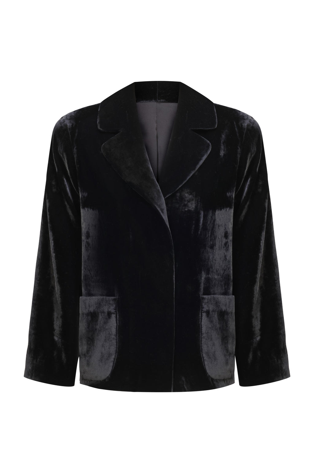 Silk velvet jacket