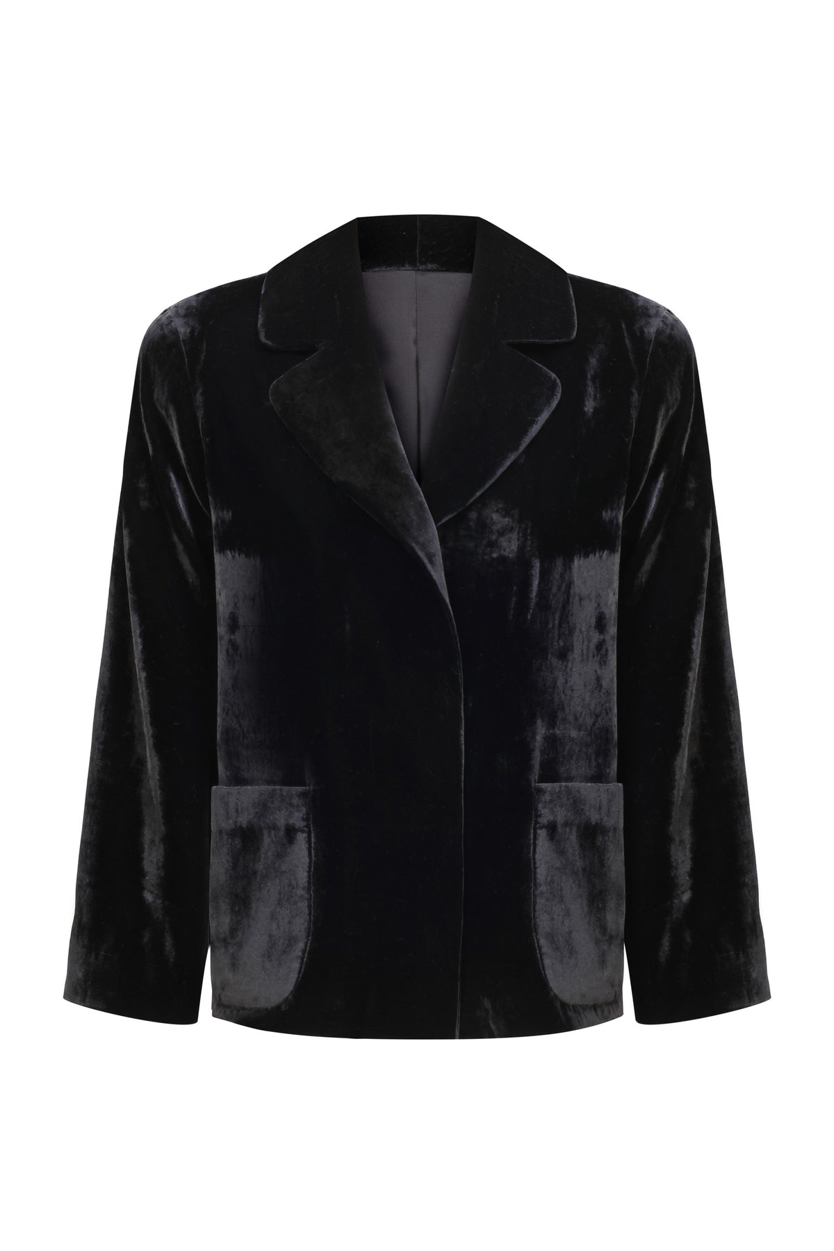Silk velvet jacket