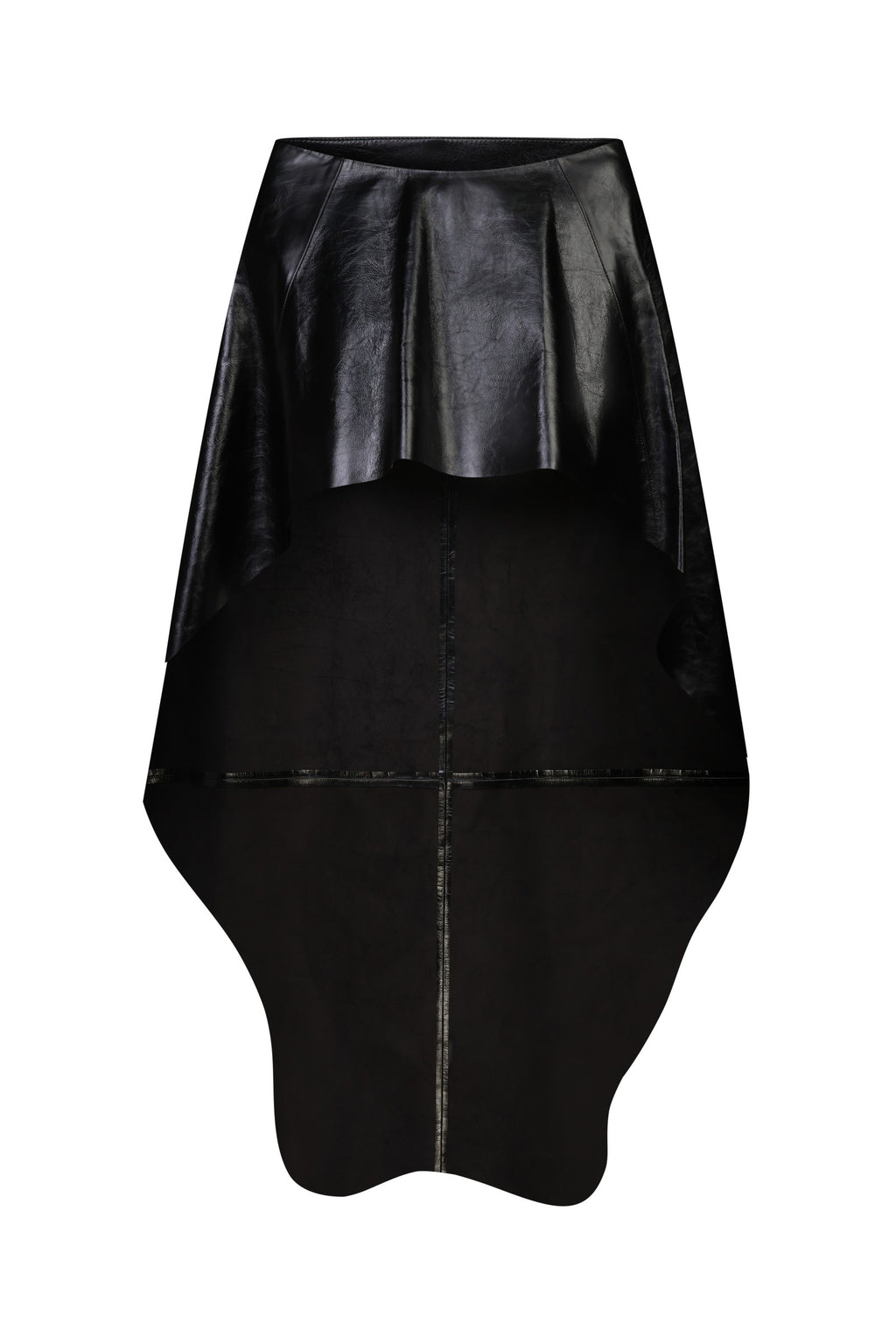 Patent leather cape
