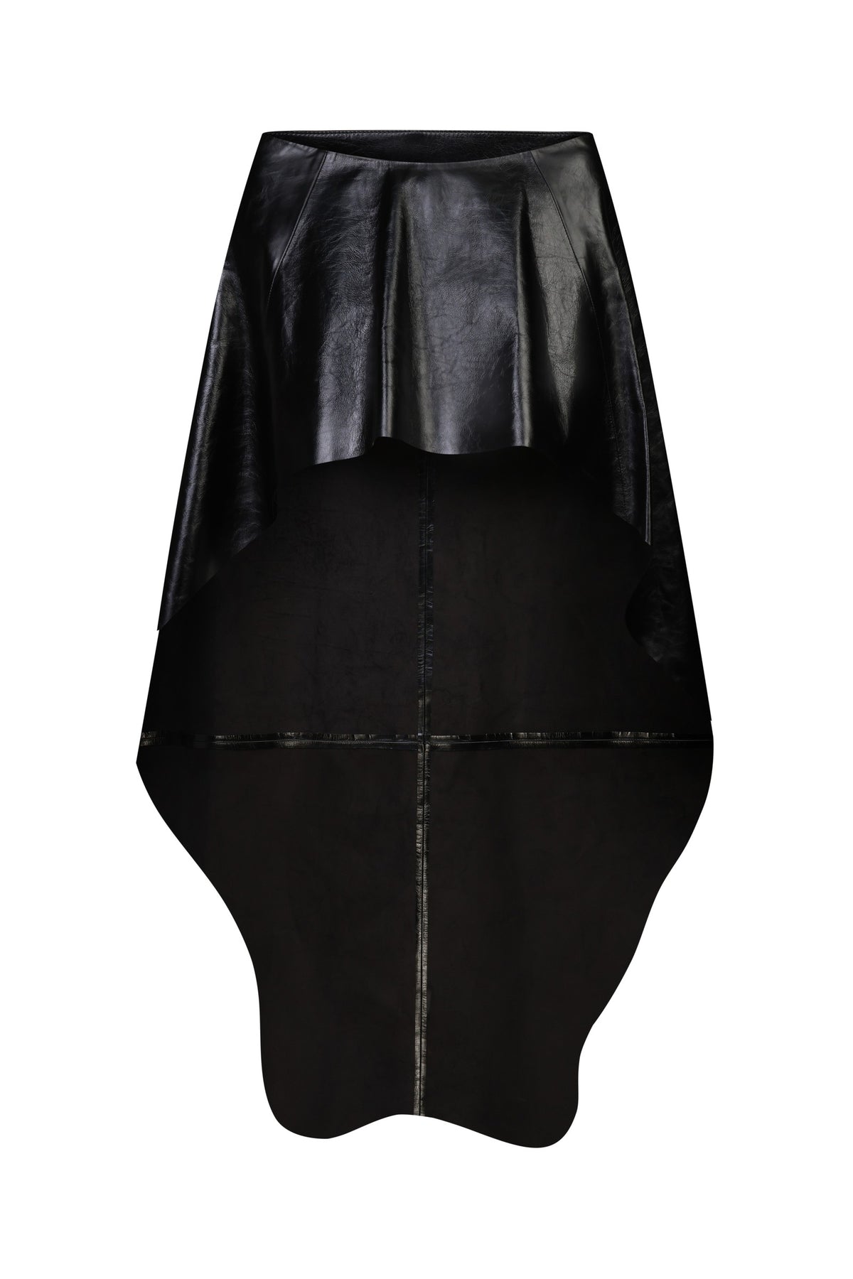Patent leather cape